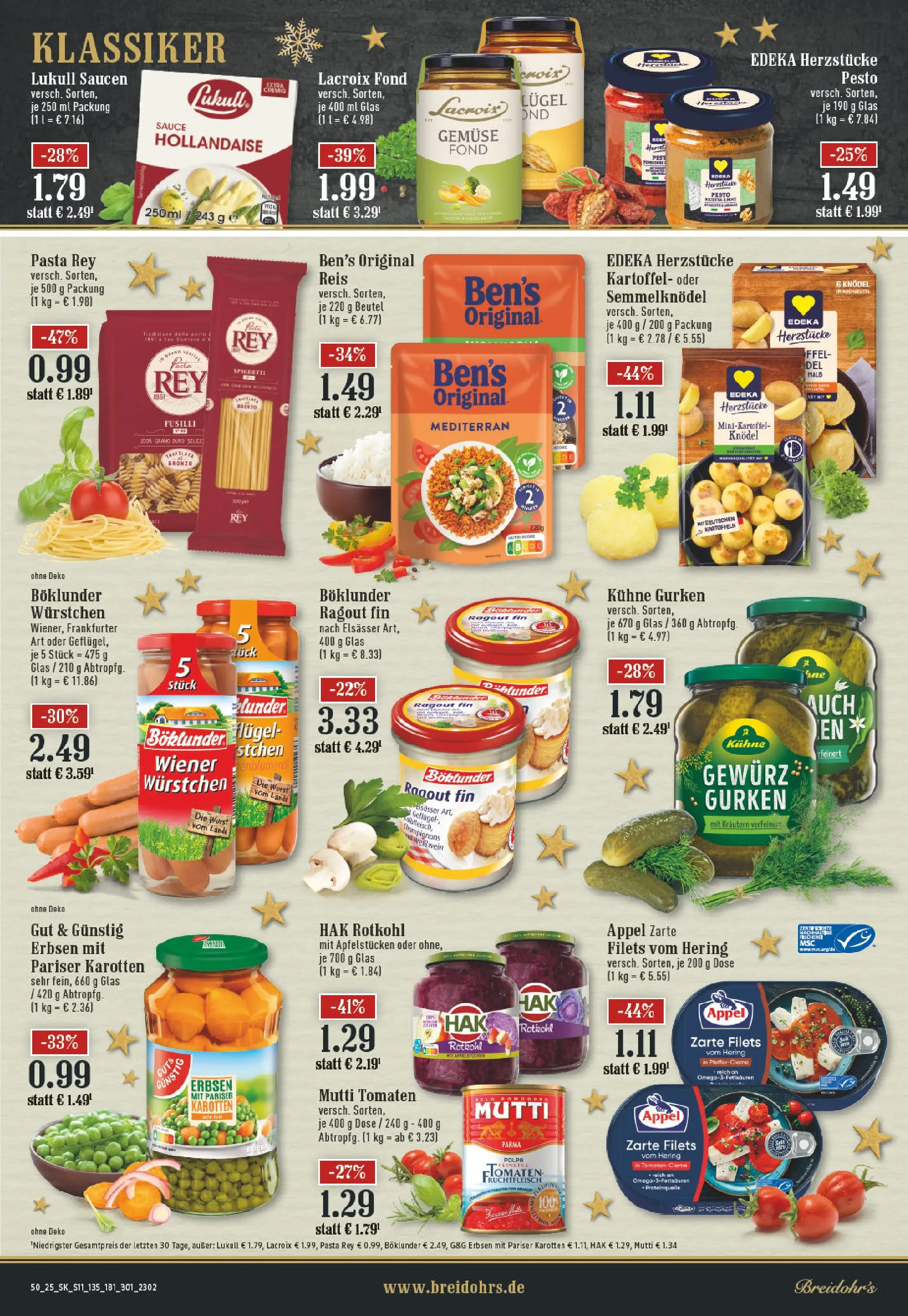 Edeka prospekt Bergisch Gladbach	 (ab 07.12.2025) » Angebote Online | Seite: 11 | Produkte: Rotkohl, Tomaten, Champignons, Pasta