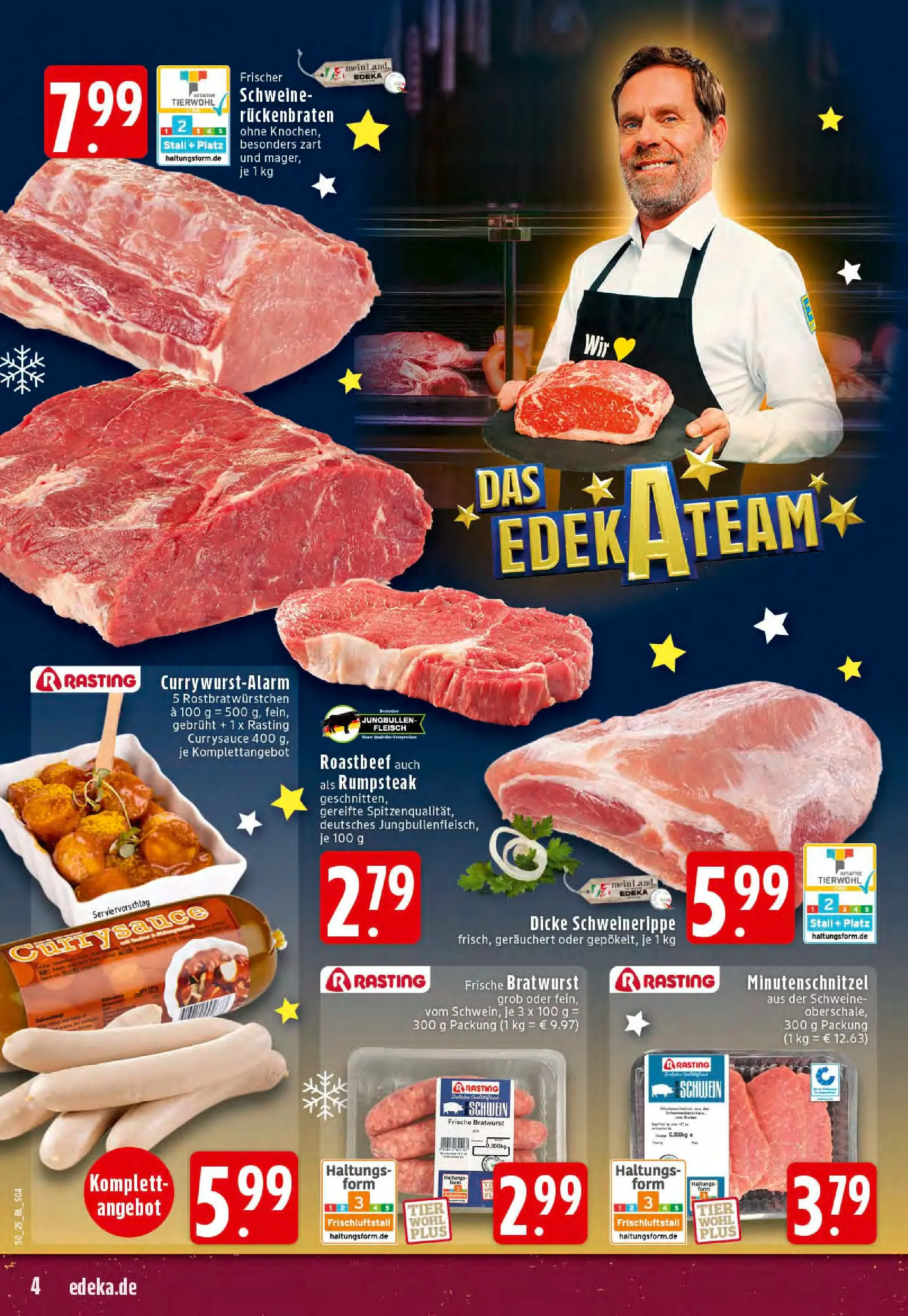 Edeka prospekt Reken-Bahnhof	 (ab 07.12.2025) » Angebote Online | Seite: 4