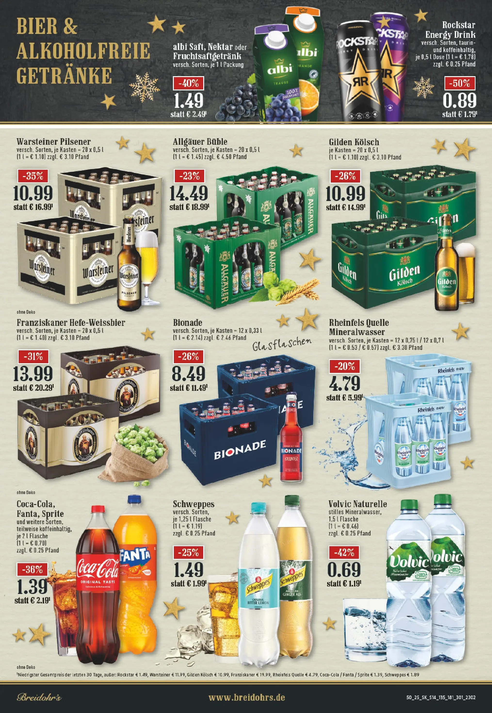 Edeka prospekt Bergisch Gladbach	 (ab 07.12.2025) » Angebote Online | Seite: 14 | Produkte: Fanta, Sprite, Schweppes, Mineralwasser