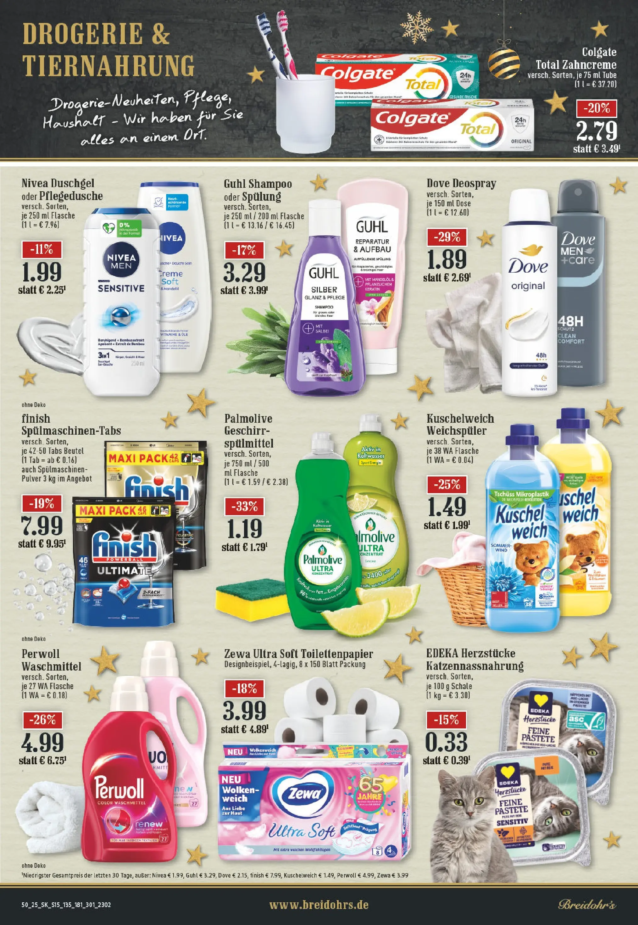 Edeka prospekt Bergisch Gladbach	 (ab 07.12.2025) » Angebote Online | Seite: 15 | Produkte: Perwoll, Finish, Duschgel, Deospray