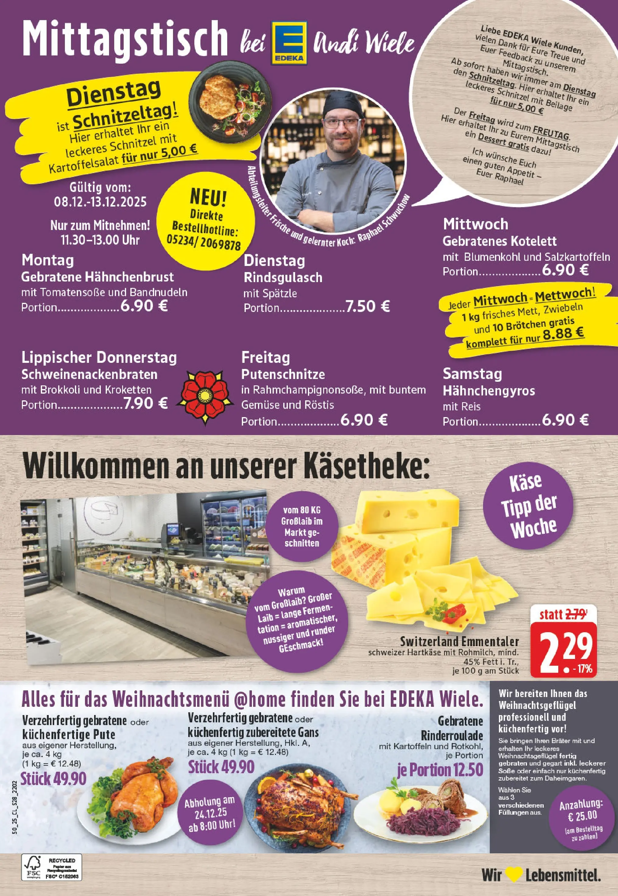 Edeka prospekt Horn-Bad Meinberg	 (ab 07.12.2025) » Angebote Online | Seite: 30 | Produkte: Zwiebeln, Brokkoli, Reis, Uhr