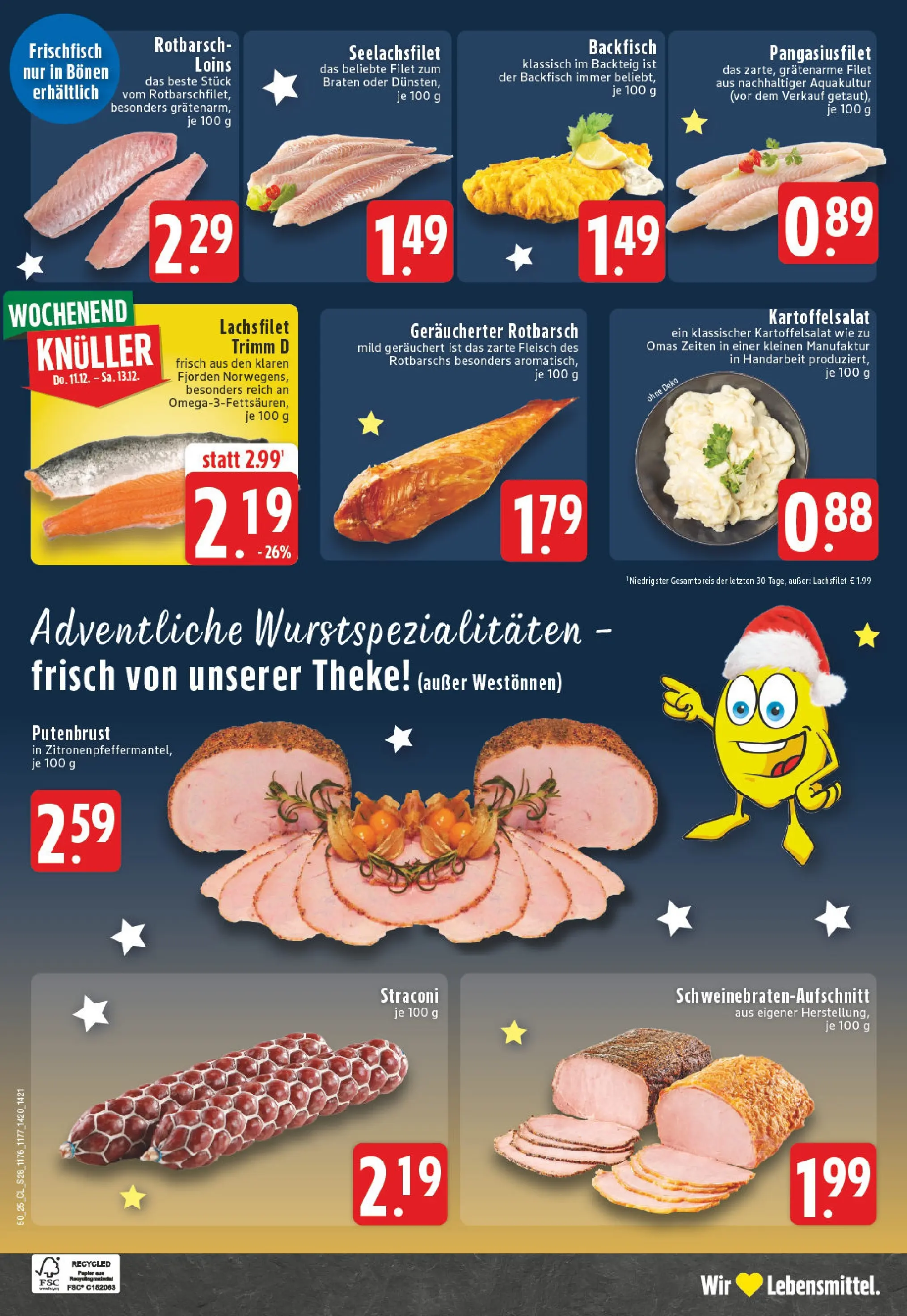 Edeka prospekt Werl	 (ab 07.12.2025) » Angebote Online | Seite: 30 | Produkte: Theke, Fleisch