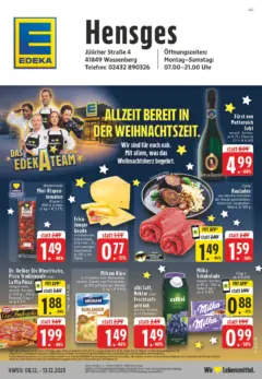 Edeka prospekt Wassenberg	 ab 07.12.2025 gültig