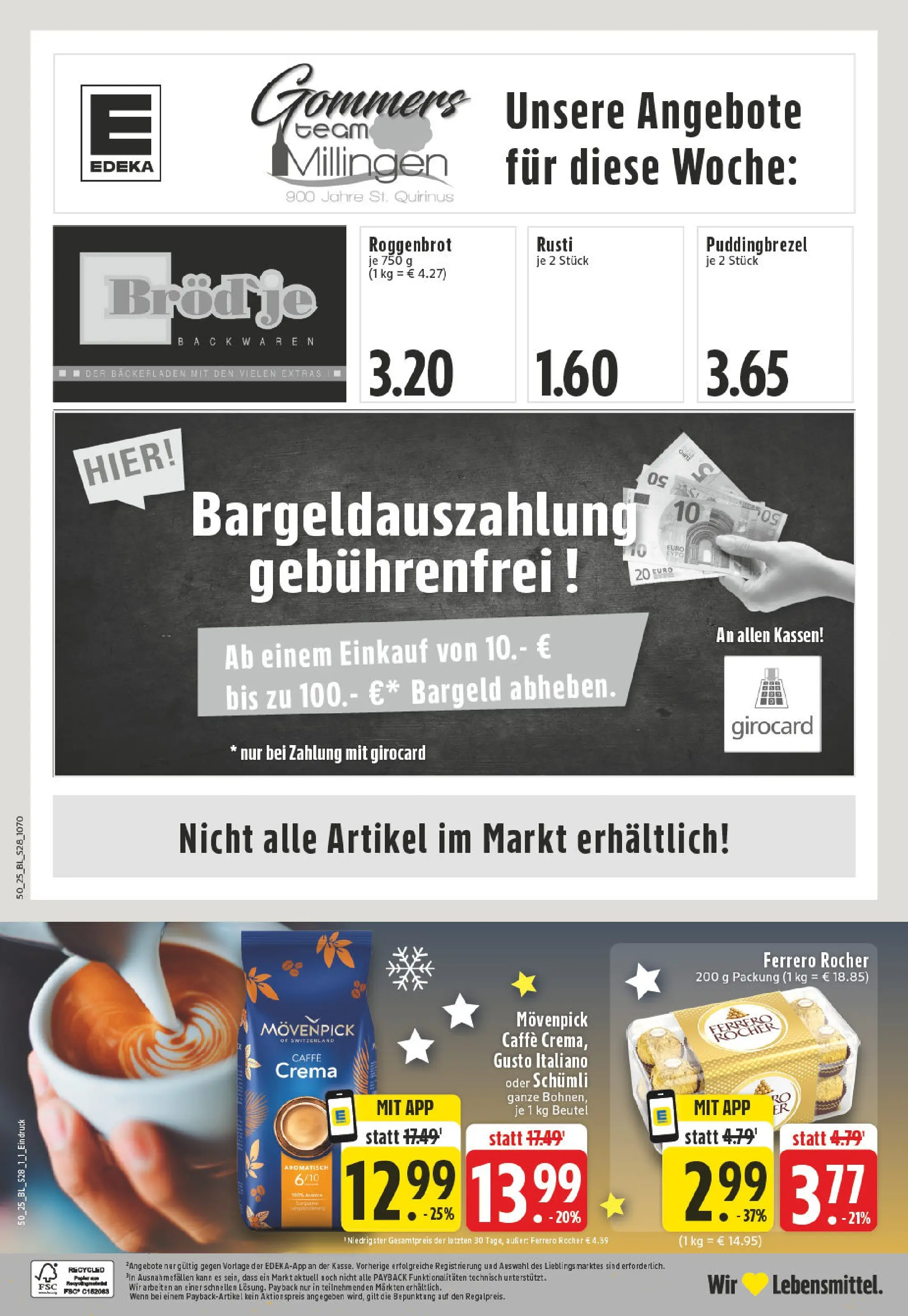 Edeka prospekt Rees-Millingen	 (ab 07.12.2025) » Angebote Online | Seite: 30 | Produkte: Ferrero rocher