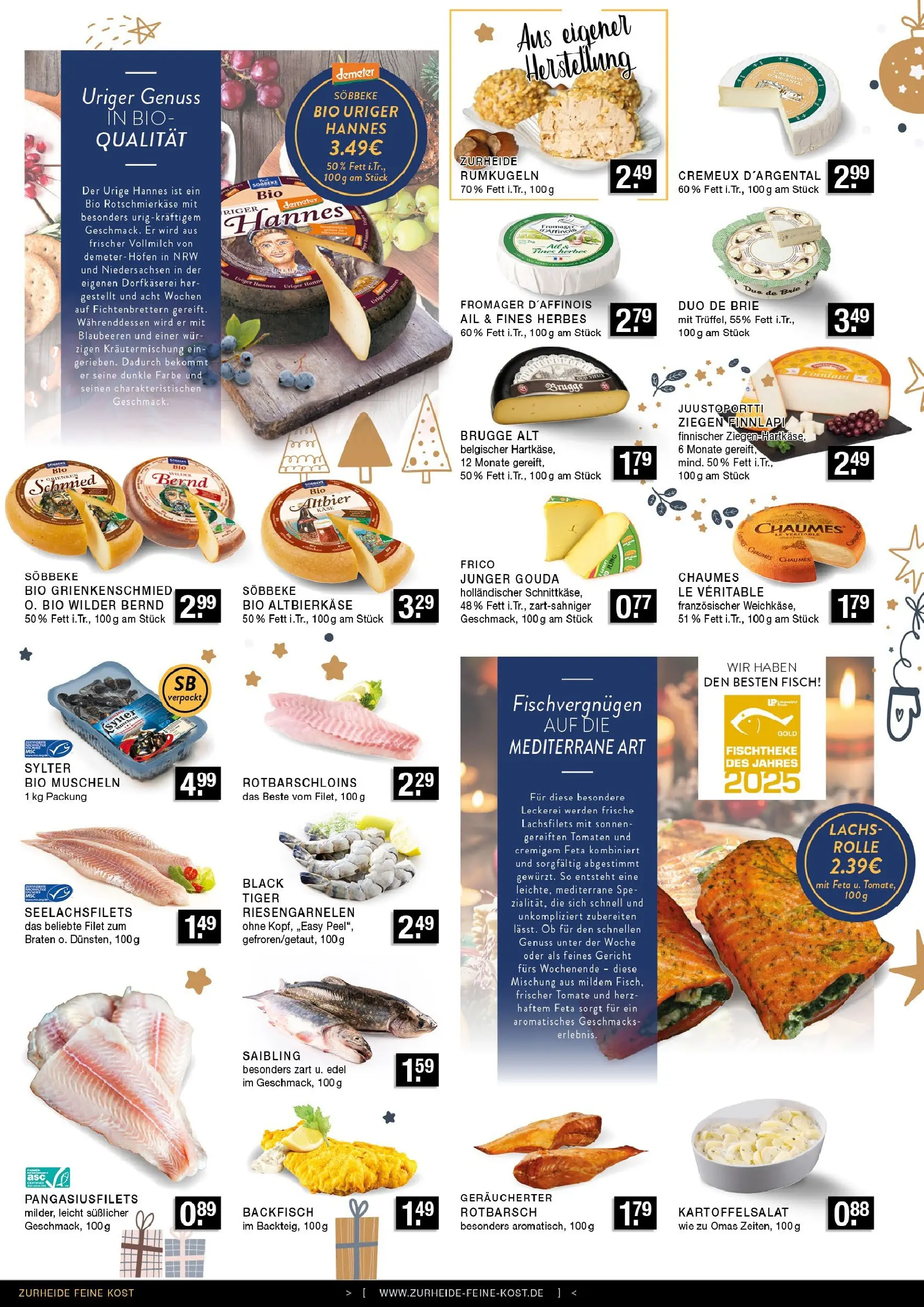 Edeka prospekt Oberhausen	 (ab 07.12.2025) » Angebote Online | Seite: 4 | Produkte: Feta, Käse, Rumkugeln, Blaubeeren