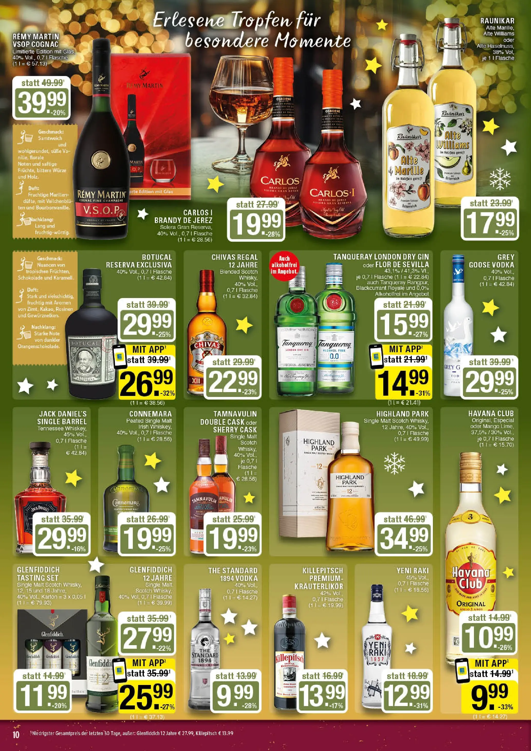 Edeka prospekt Marl	 (ab 07.12.2025) » Angebote Online | Seite: 10 | Produkte: Whisky, Osborne, Regal, Jack Daniel's