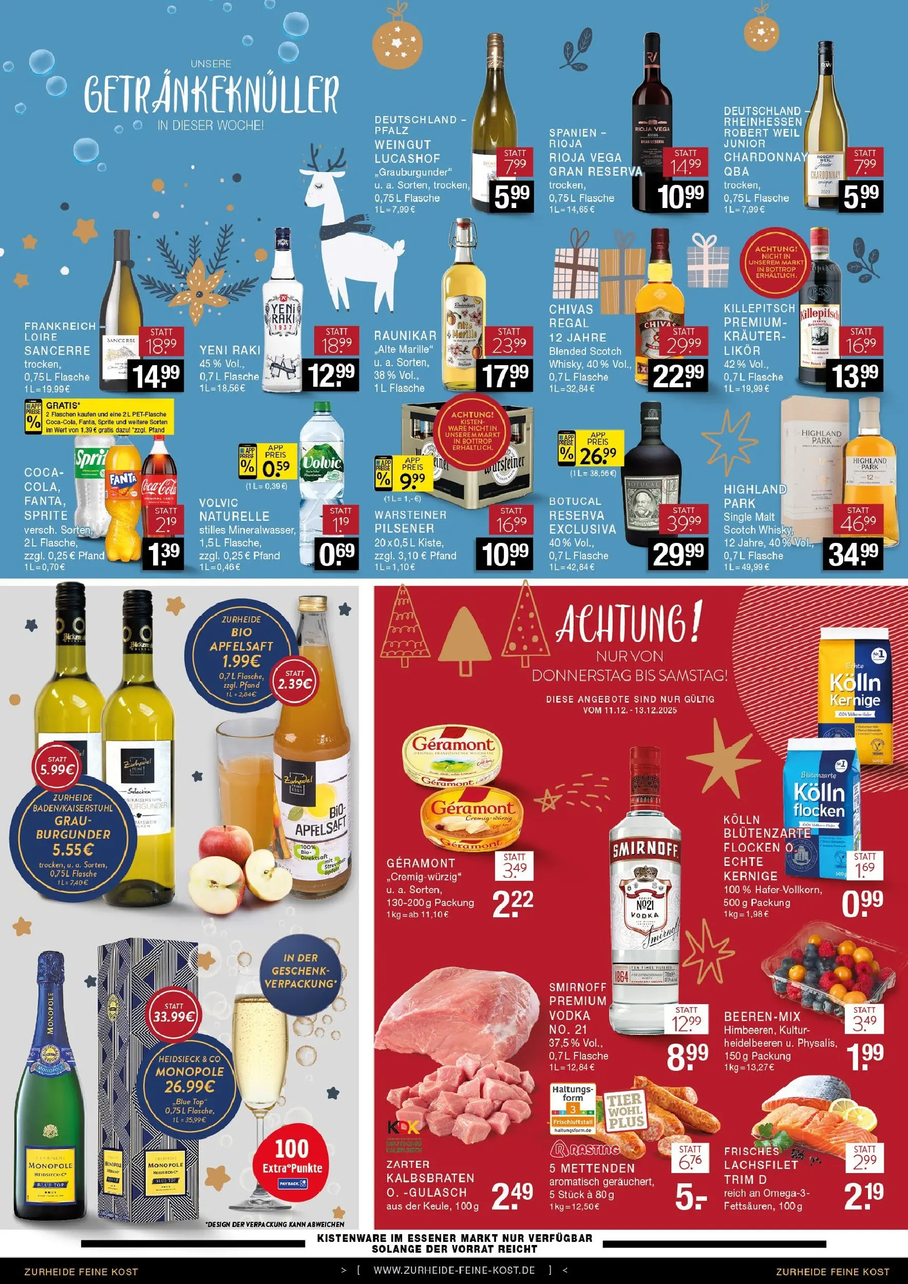 Edeka prospekt Oberhausen	 (ab 07.12.2025) » Angebote Online | Seite: 8 | Produkte: Geramont, Kolln, Smirnoff, Flocken