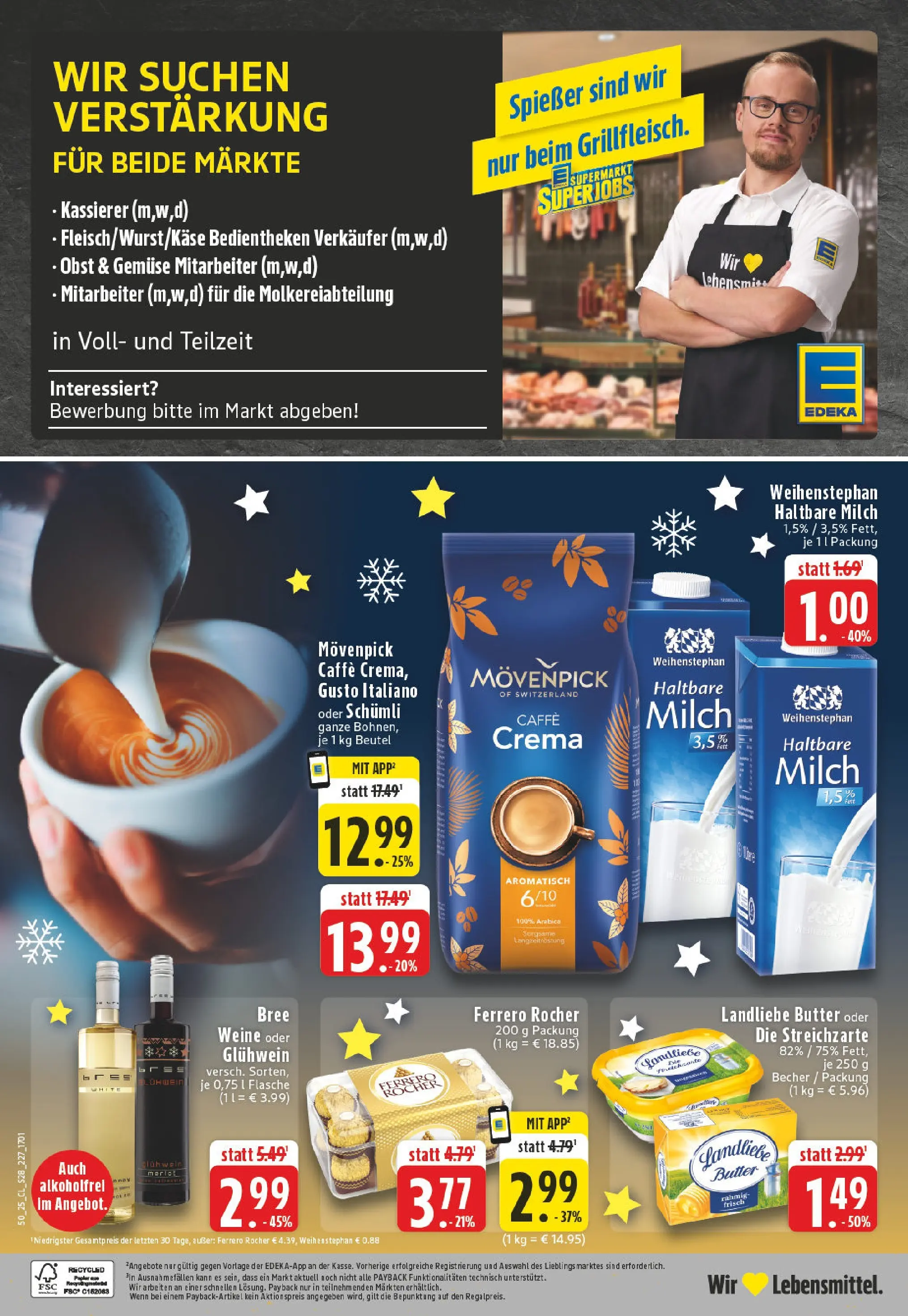 Edeka prospekt Leichlingen-Witzhelden	 (ab 07.12.2025) » Angebote Online | Seite: 30 | Produkte: Ferrero rocher, Butter, Gemüse, Obst