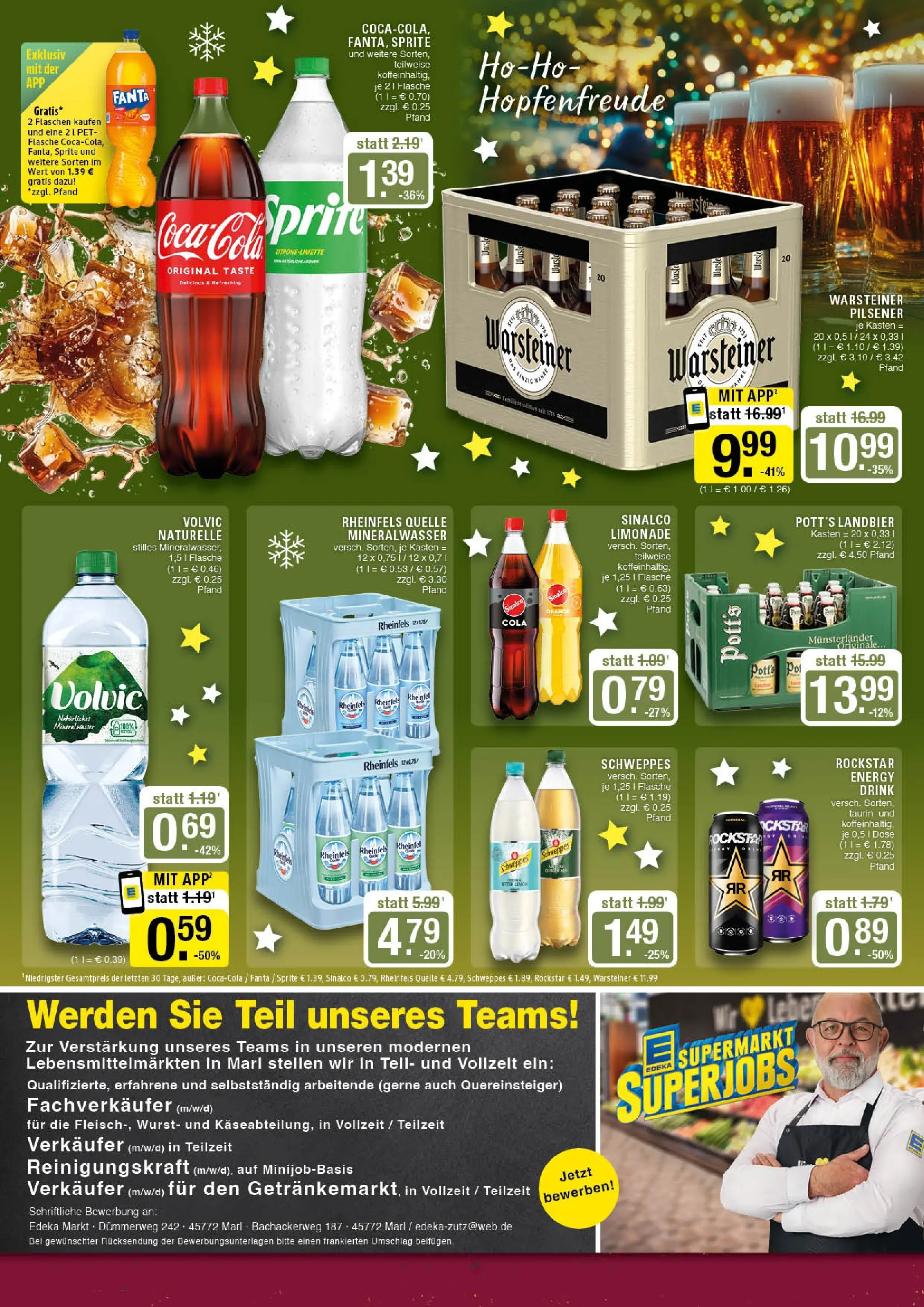 Edeka prospekt Marl	 (ab 07.12.2025) » Angebote Online | Seite: 12 | Produkte: Fanta, Energy, Wurst, Volvic
