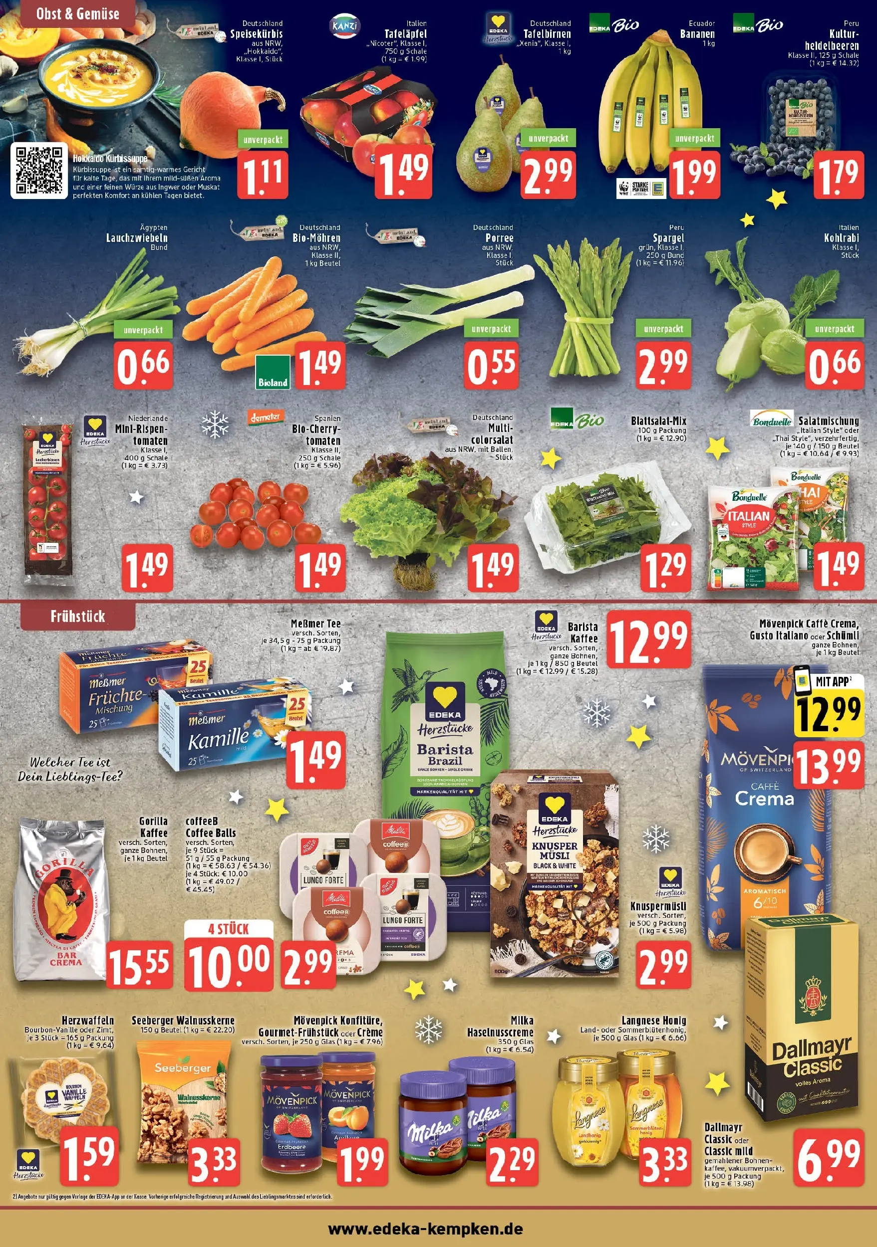 Edeka prospekt Krefeld	 (ab 07.12.2025) » Angebote Online | Seite: 4 | Produkte: Musli, Messmer, Heidelbeeren, Tee