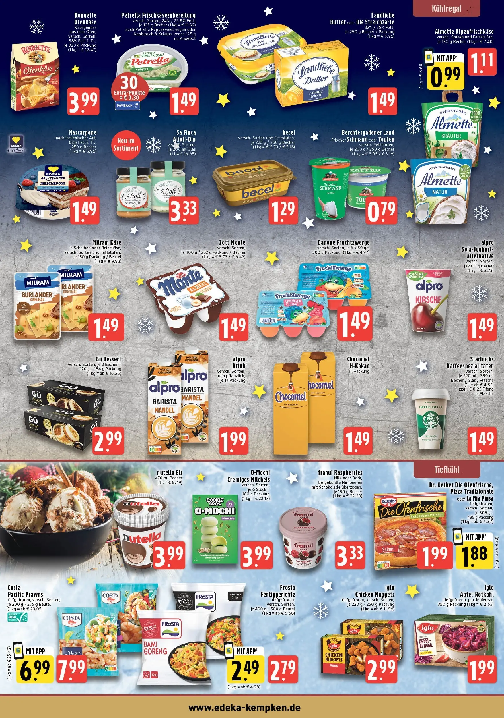 Edeka prospekt Krefeld	 (ab 07.12.2025) » Angebote Online | Seite: 5 | Produkte: Himbeeren, Almette, Rotkohl, Eis