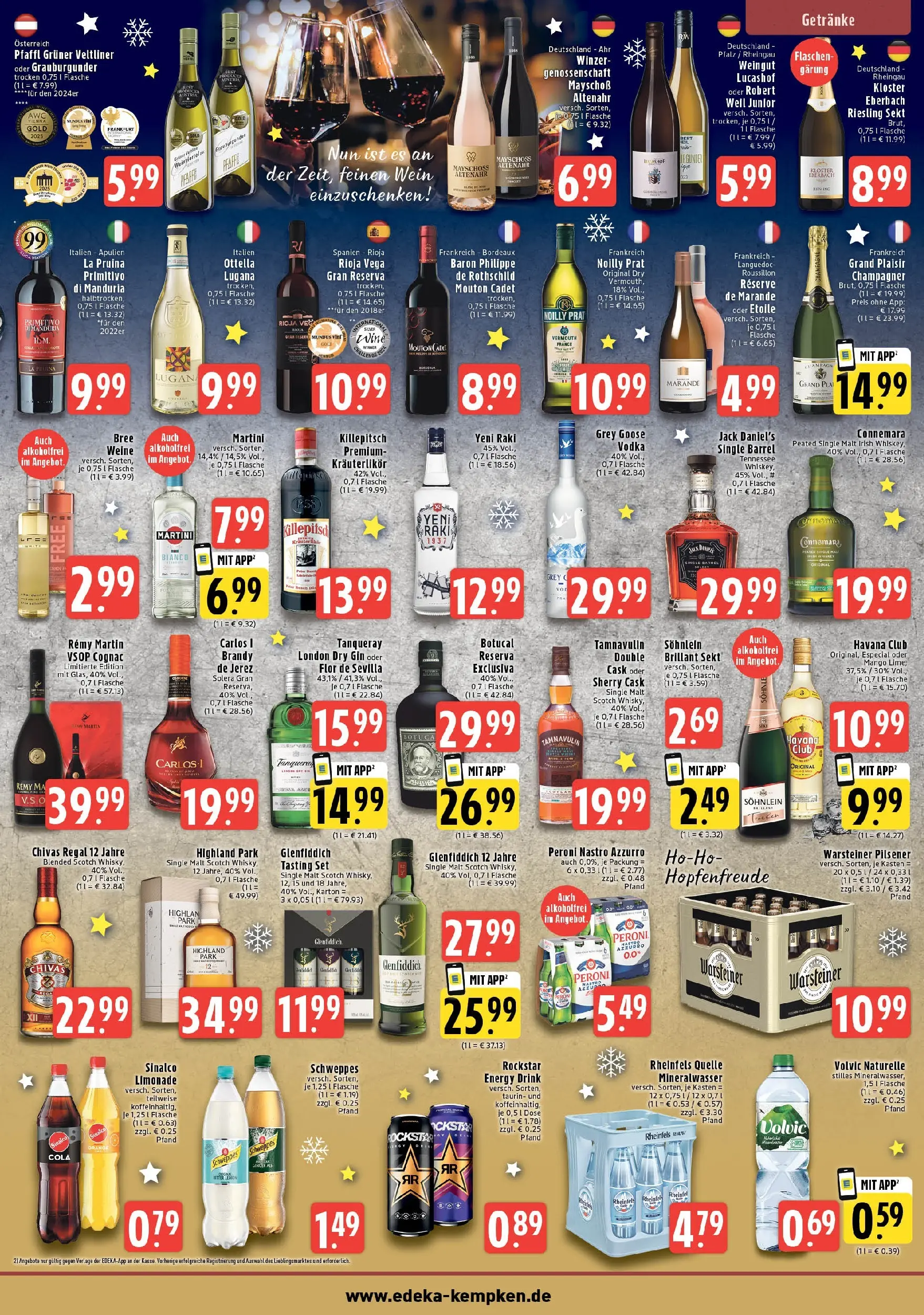 Edeka prospekt Krefeld	 (ab 07.12.2025) » Angebote Online | Seite: 7 | Produkte: Rockstar energy, Limonade, Mango, Volvic