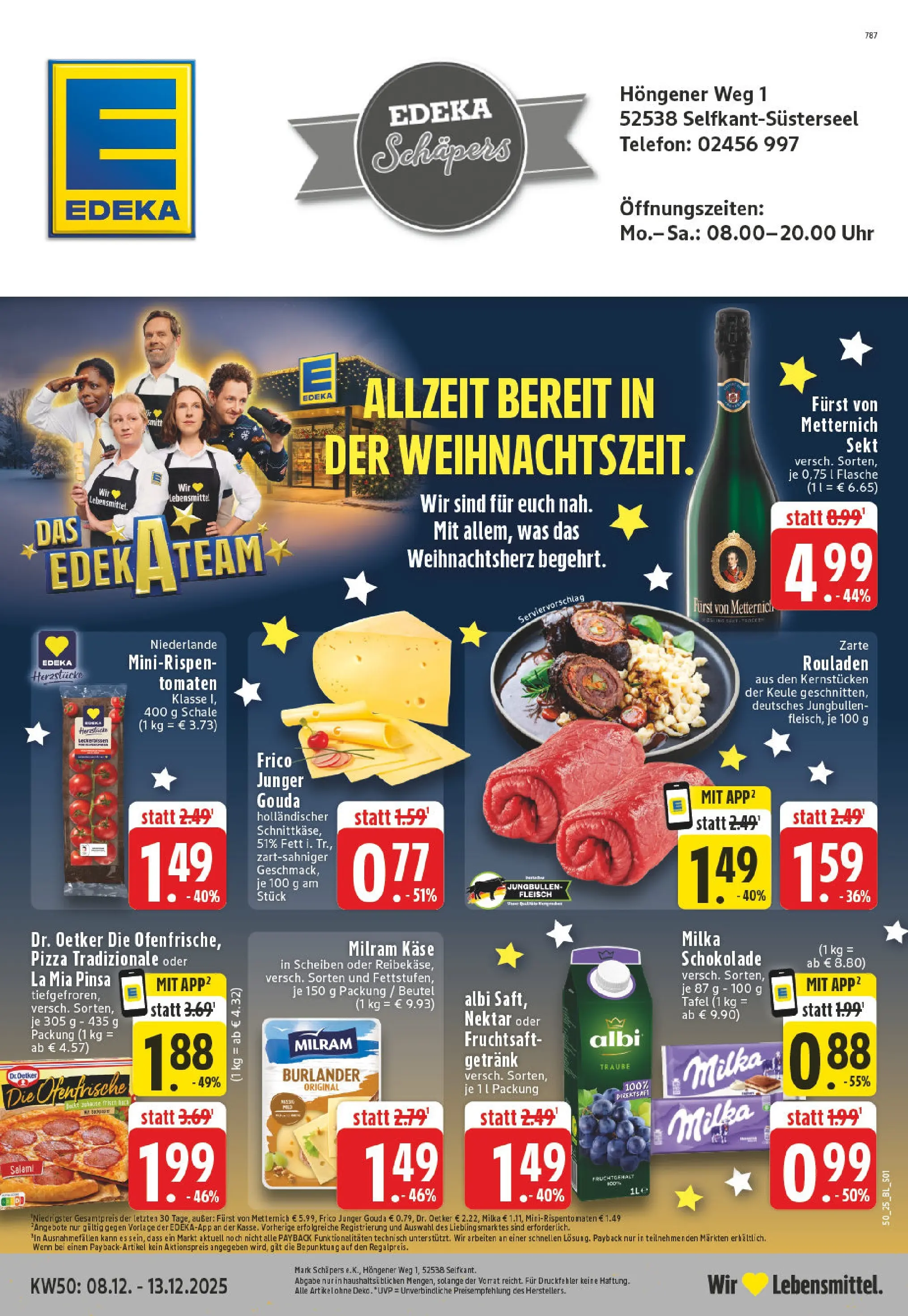 Edeka prospekt Selfkant-Wehr	 (ab 07.12.2025) » Angebote Online | Seite: 1