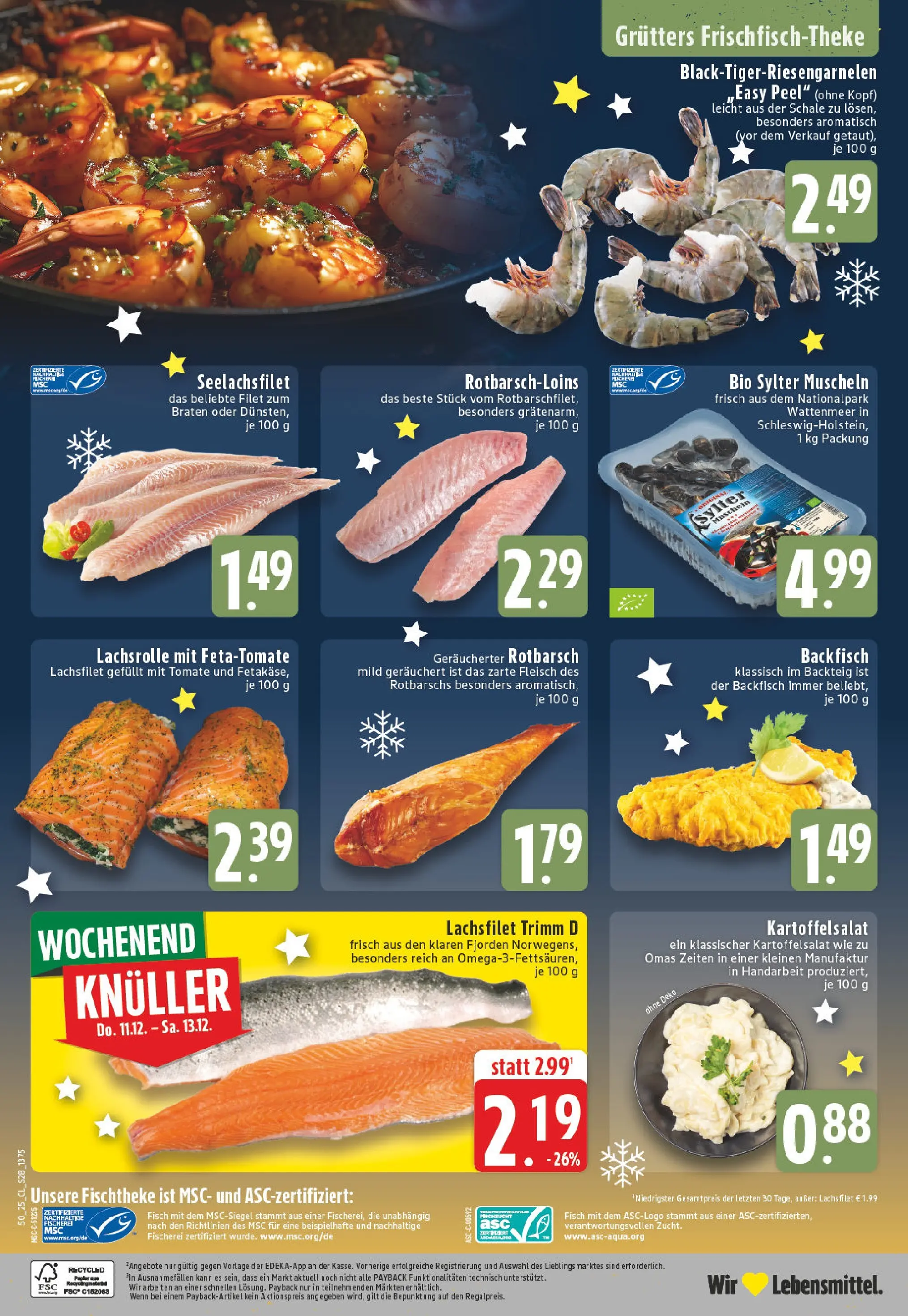 Edeka prospekt Witten-Herbede	 (ab 07.12.2025) » Angebote Online | Seite: 30 | Produkte: Fisch, Fleisch