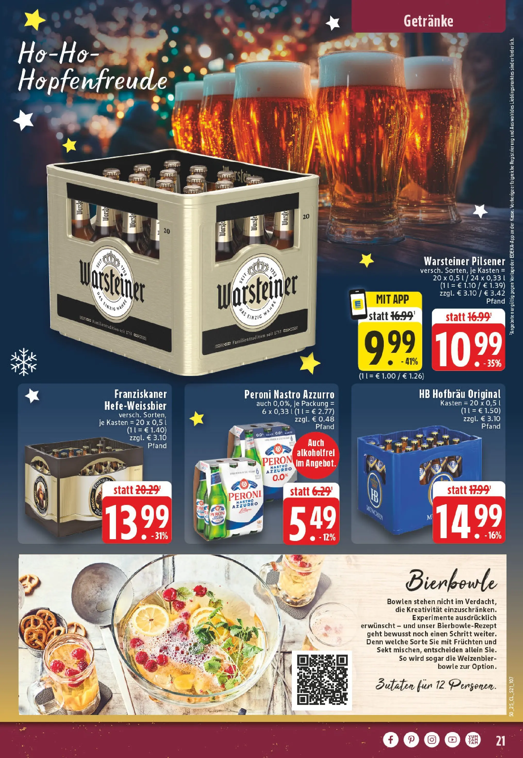 Edeka prospekt Würselen	 (ab 07.12.2025) » Angebote Online | Seite: 21