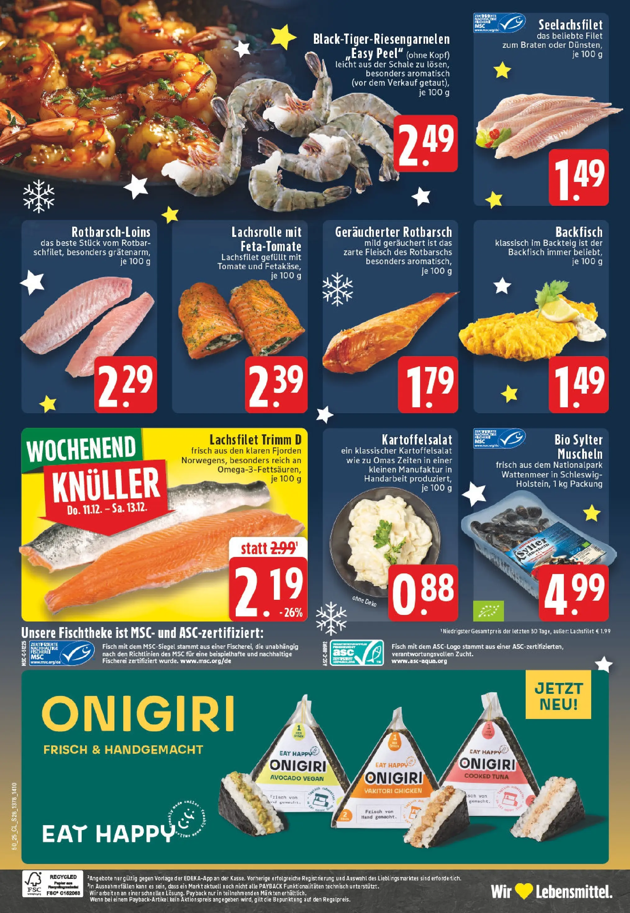 Edeka prospekt Ransbach-Baumbach	 (ab 07.12.2025) » Angebote Online | Seite: 30 | Produkte: Fisch, Avocado, Fleisch