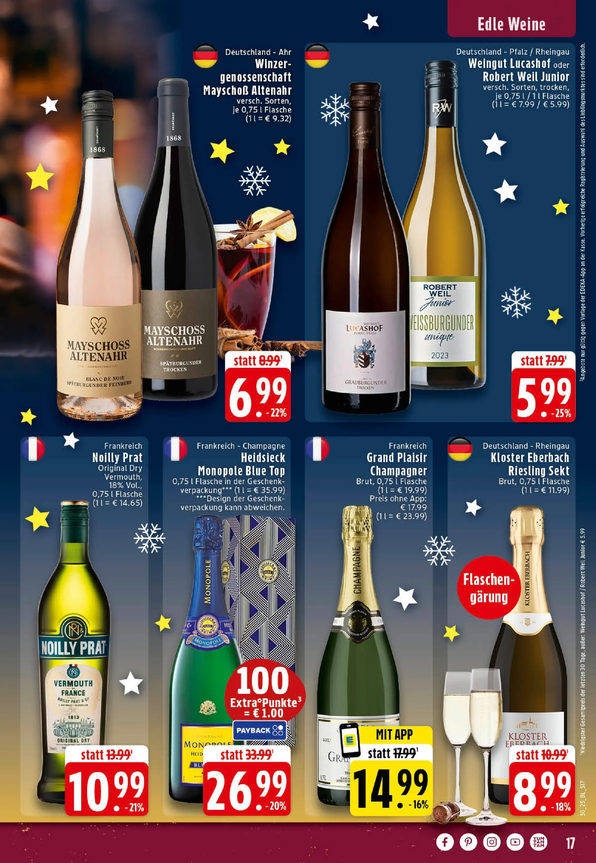 Edeka prospekt Hörstel-Riesenbeck	 (ab 07.12.2025) » Angebote Online | Seite: 17 | Produkte: Top, Sekt
