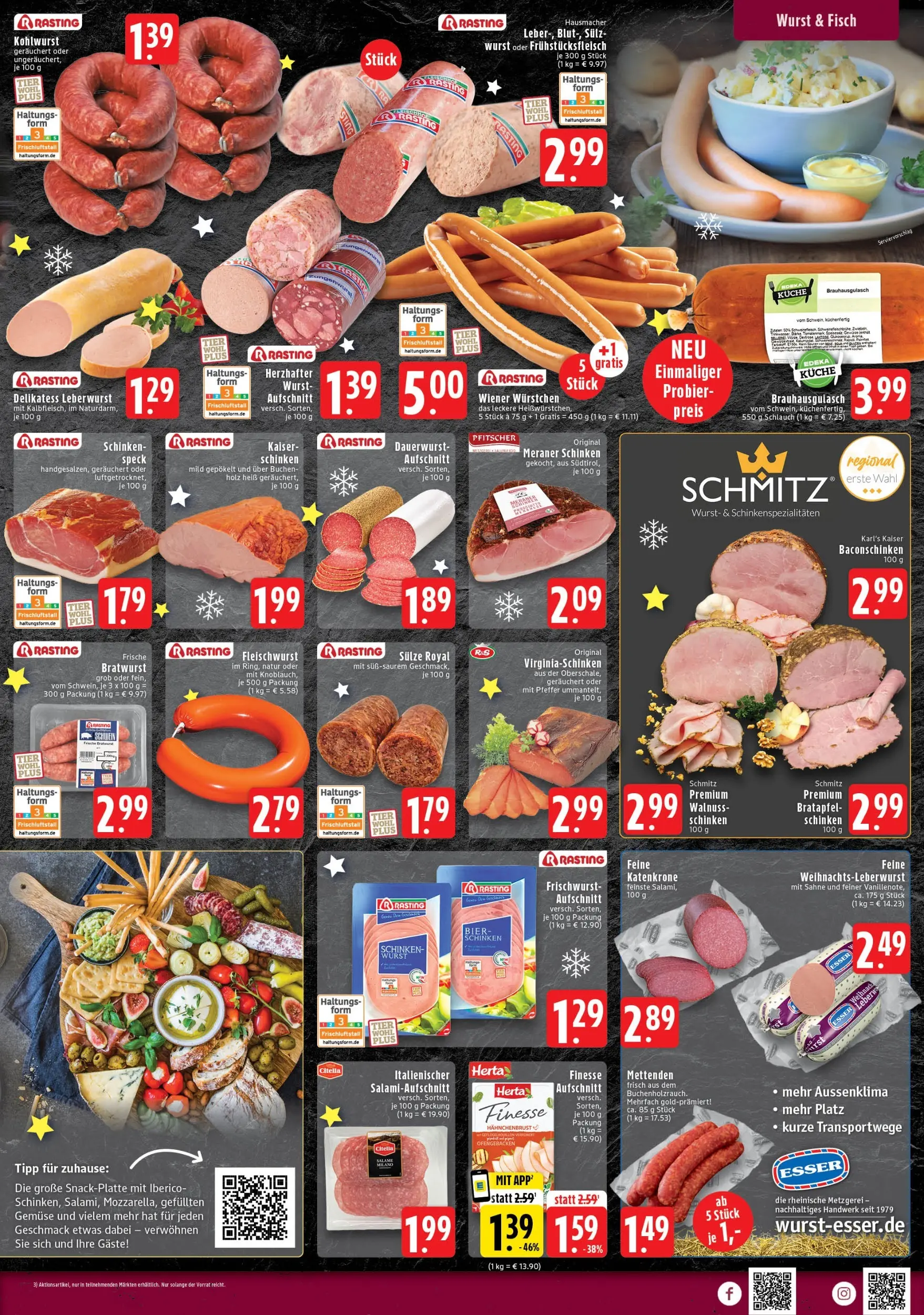 Edeka prospekt Wegberg	 (ab 07.12.2025) » Angebote Online | Seite: 3 | Produkte: Wiener wurstchen, Küche, Pfeffer, Hahnchenbrust