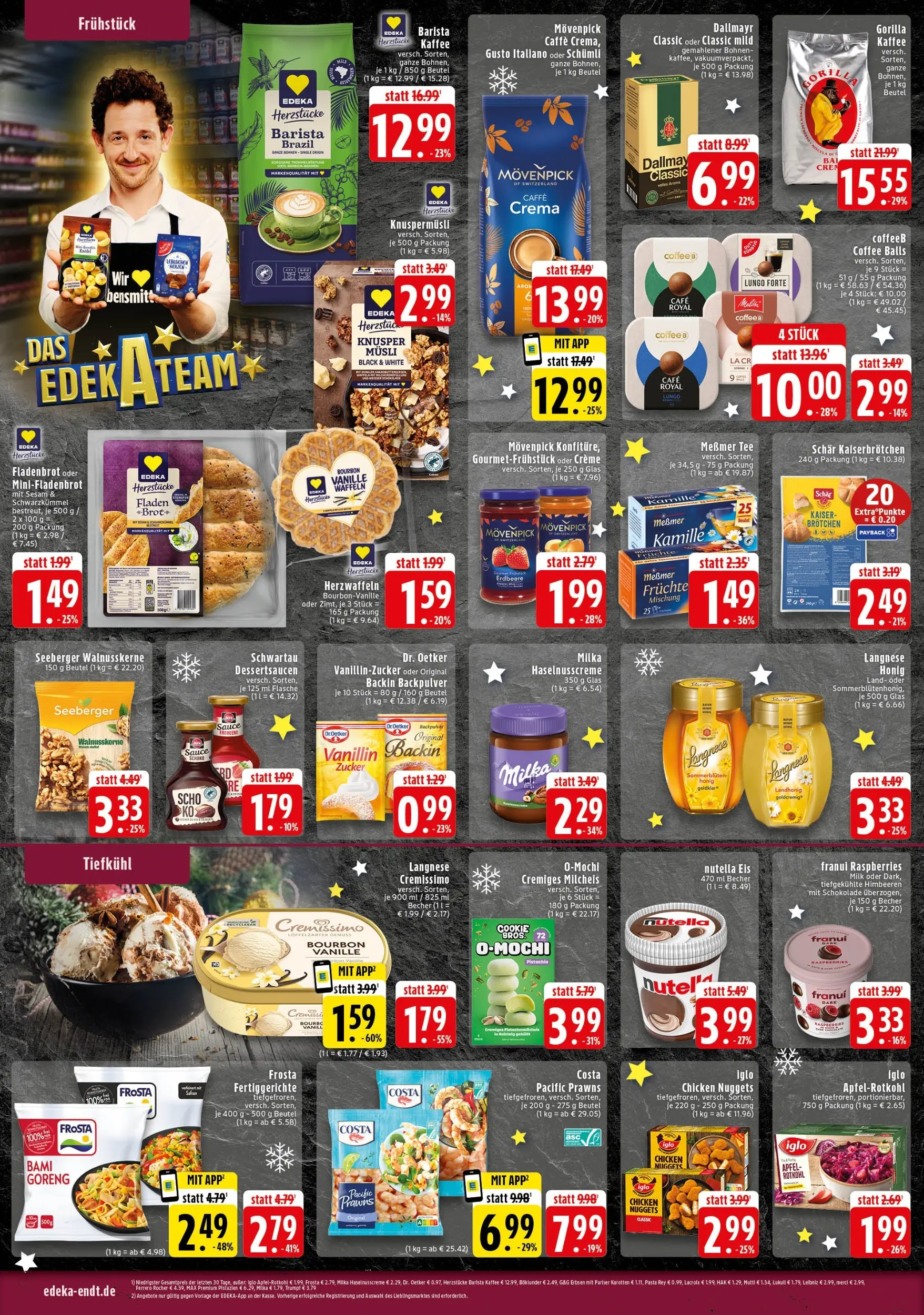 Edeka prospekt Wegberg	 (ab 07.12.2025) » Angebote Online | Seite: 6 | Produkte: Musli, Pistazien, Dallmayr, Bourbon