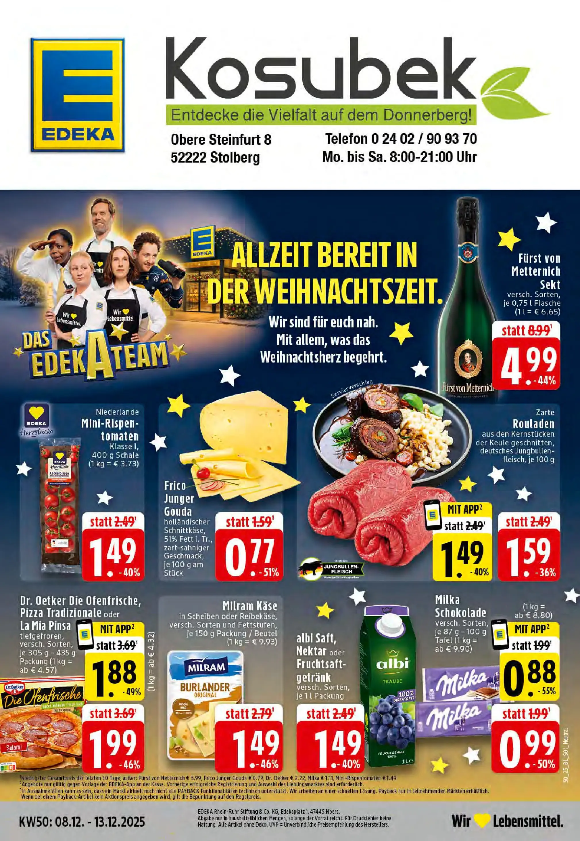 Edeka prospekt Stolberg	 (ab 07.12.2025) » Angebote Online | Seite: 1