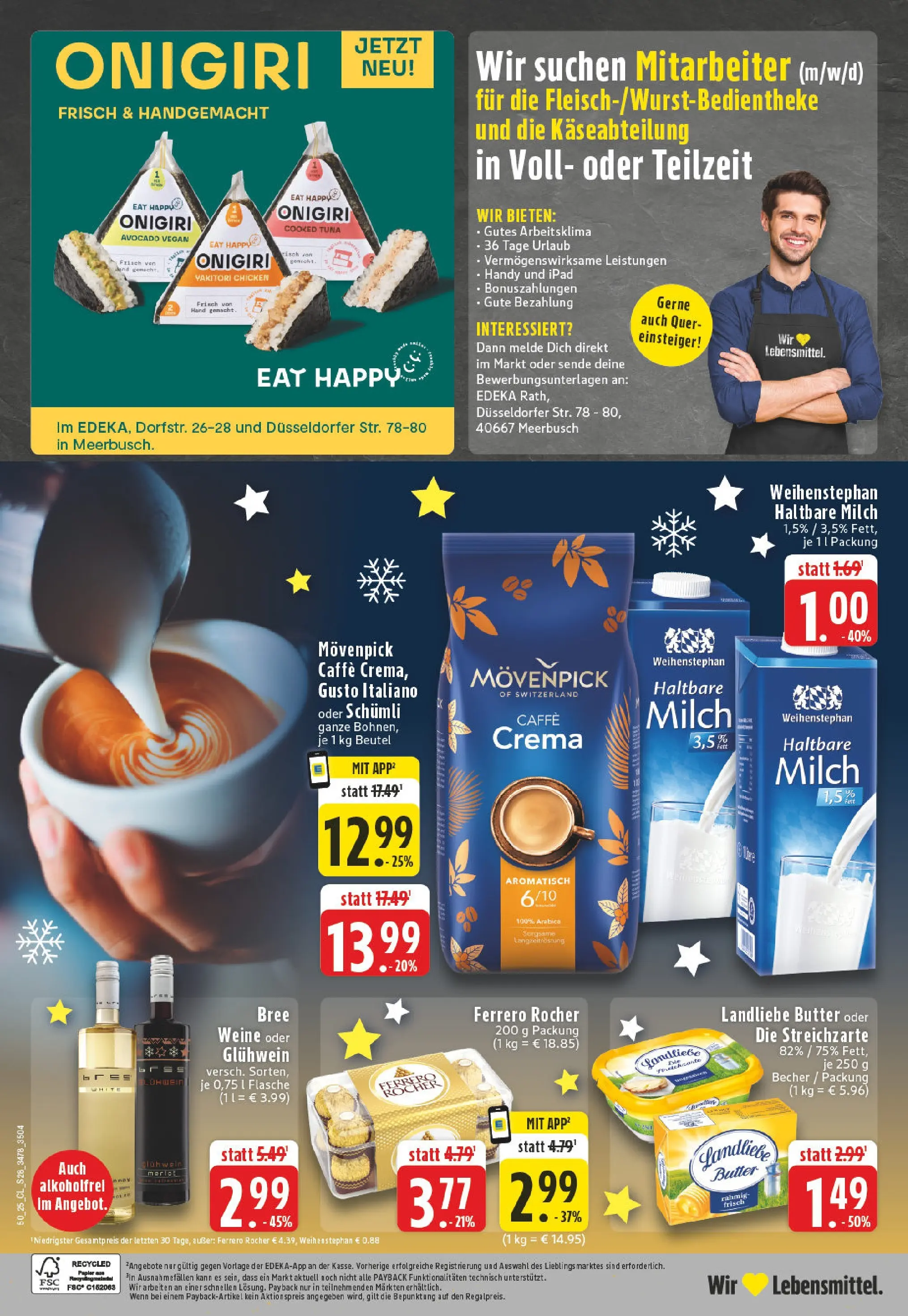 Edeka prospekt Meerbusch-Büderich	 (ab 07.12.2025) » Angebote Online | Seite: 30 | Produkte: Butter, Haltbare milch, Bree, Avocado