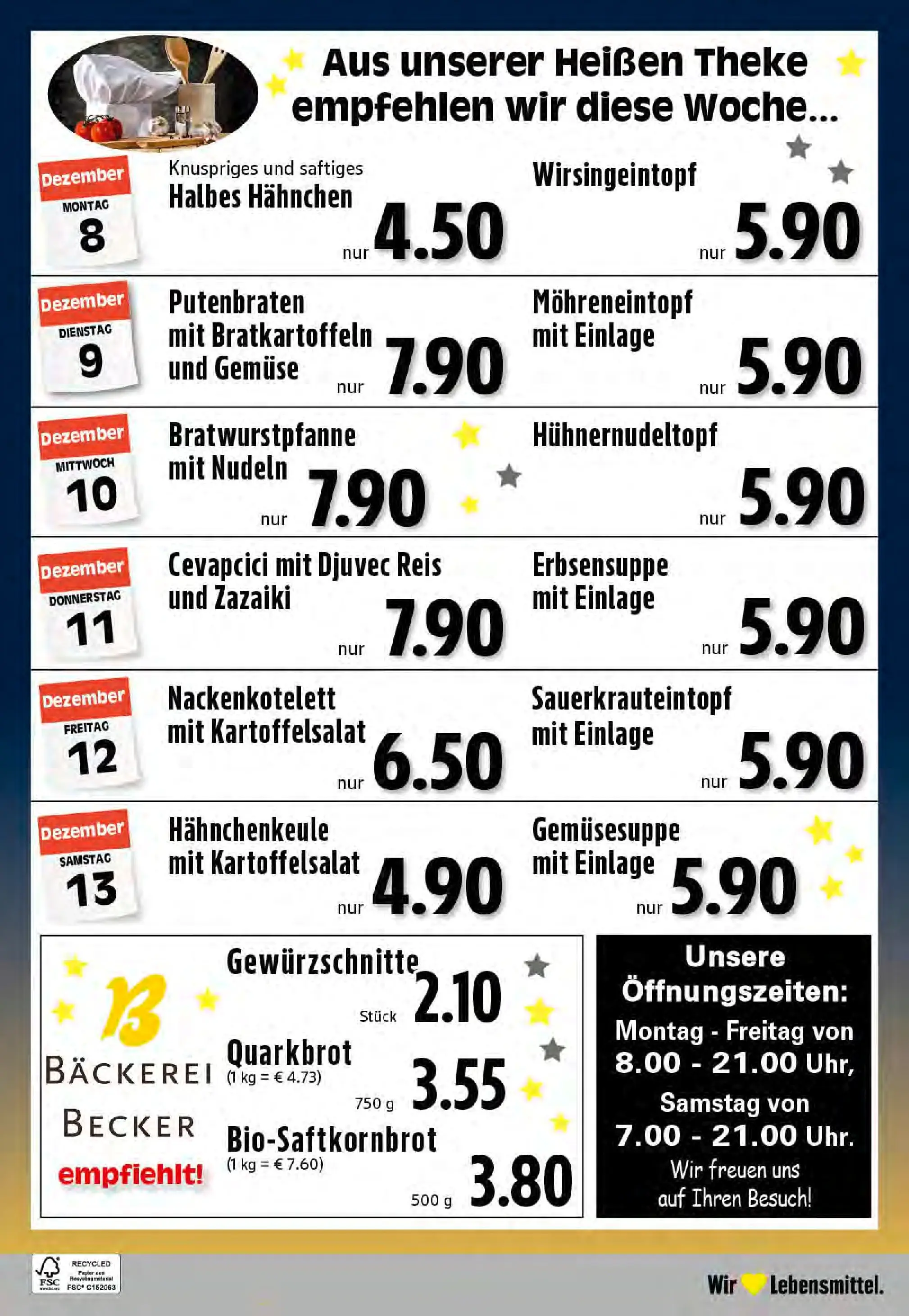 Edeka prospekt Reken-Bahnhof	 (ab 07.12.2025) » Angebote Online | Seite: 28