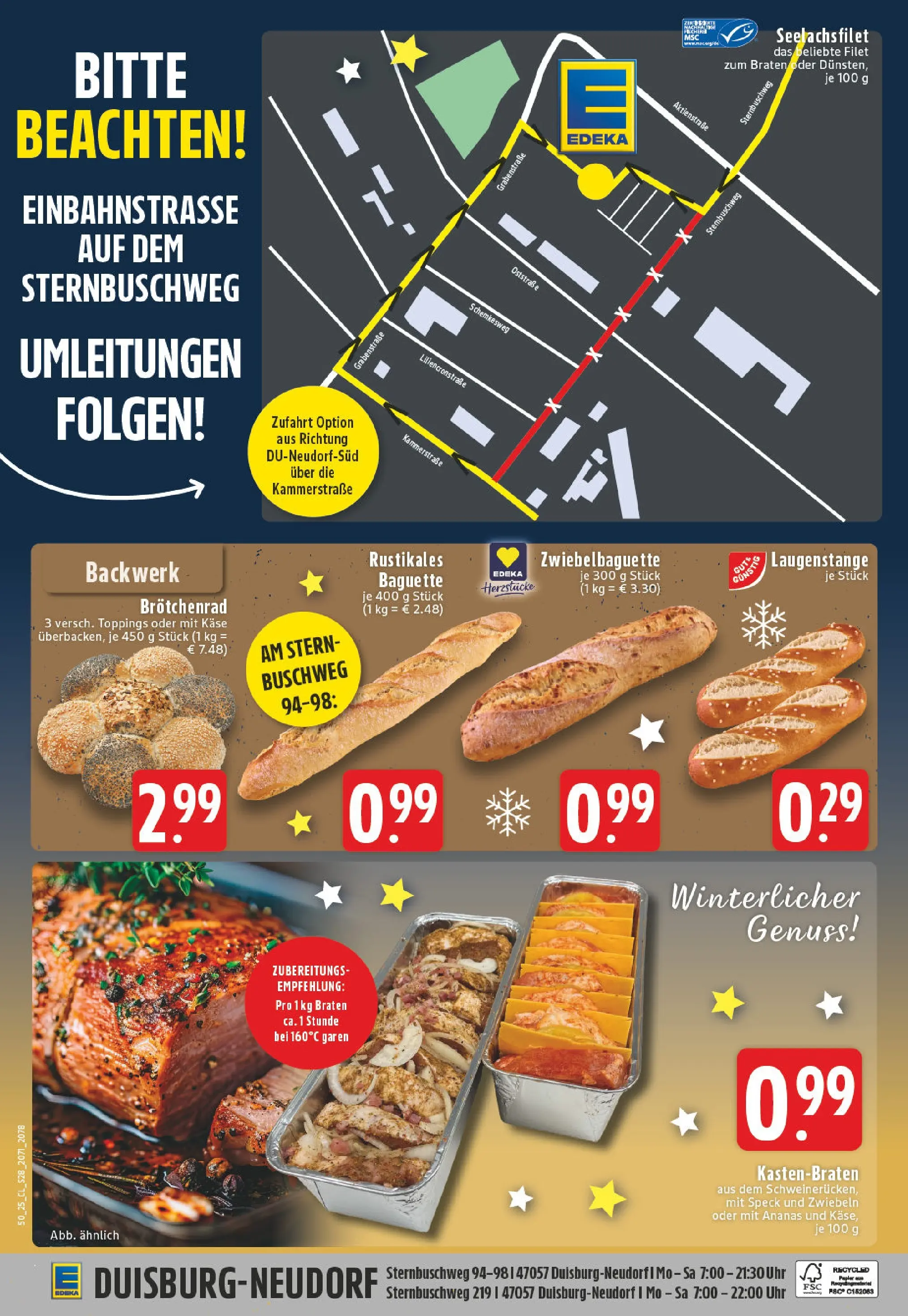 Edeka prospekt Duisburg	 (ab 07.12.2025) » Angebote Online | Seite: 30 | Produkte: Käse, Baguette, Zwiebeln, Uhr