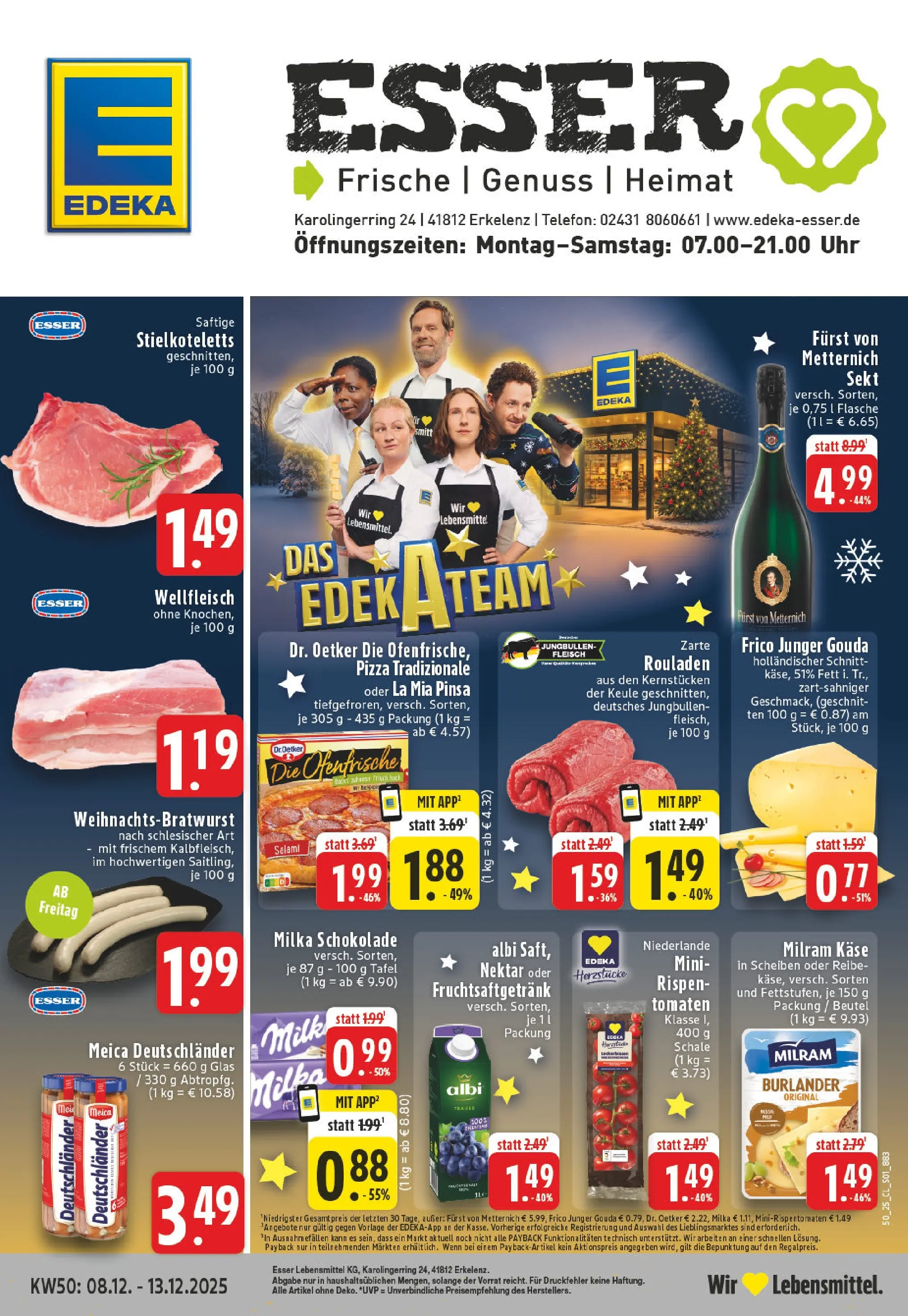 Edeka prospekt Erkelenz	 (ab 07.12.2025) » Angebote Online | Seite: 1