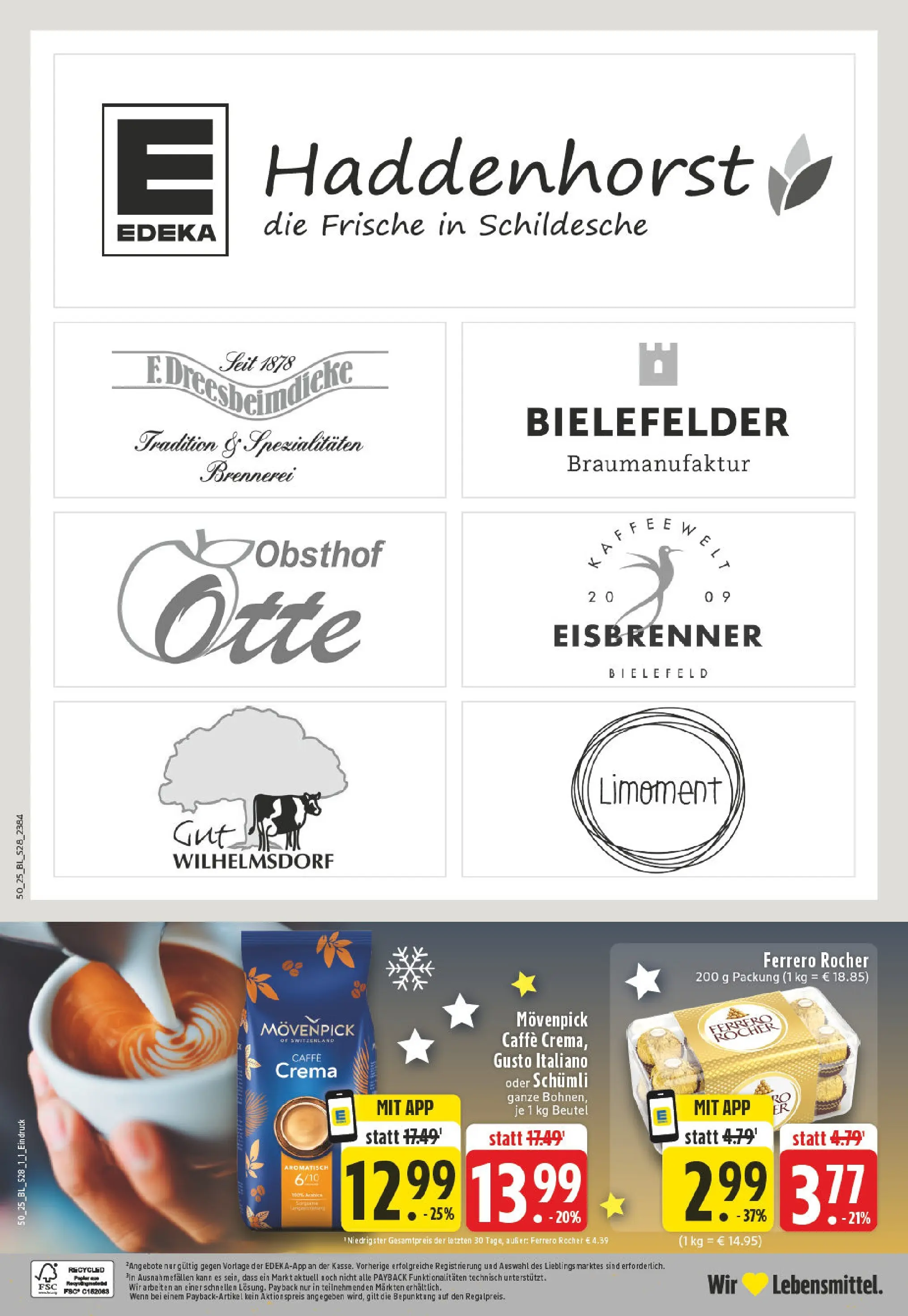 Edeka prospekt Bielefeld	 (ab 07.12.2025) » Angebote Online | Seite: 30 | Produkte: Ferrero rocher