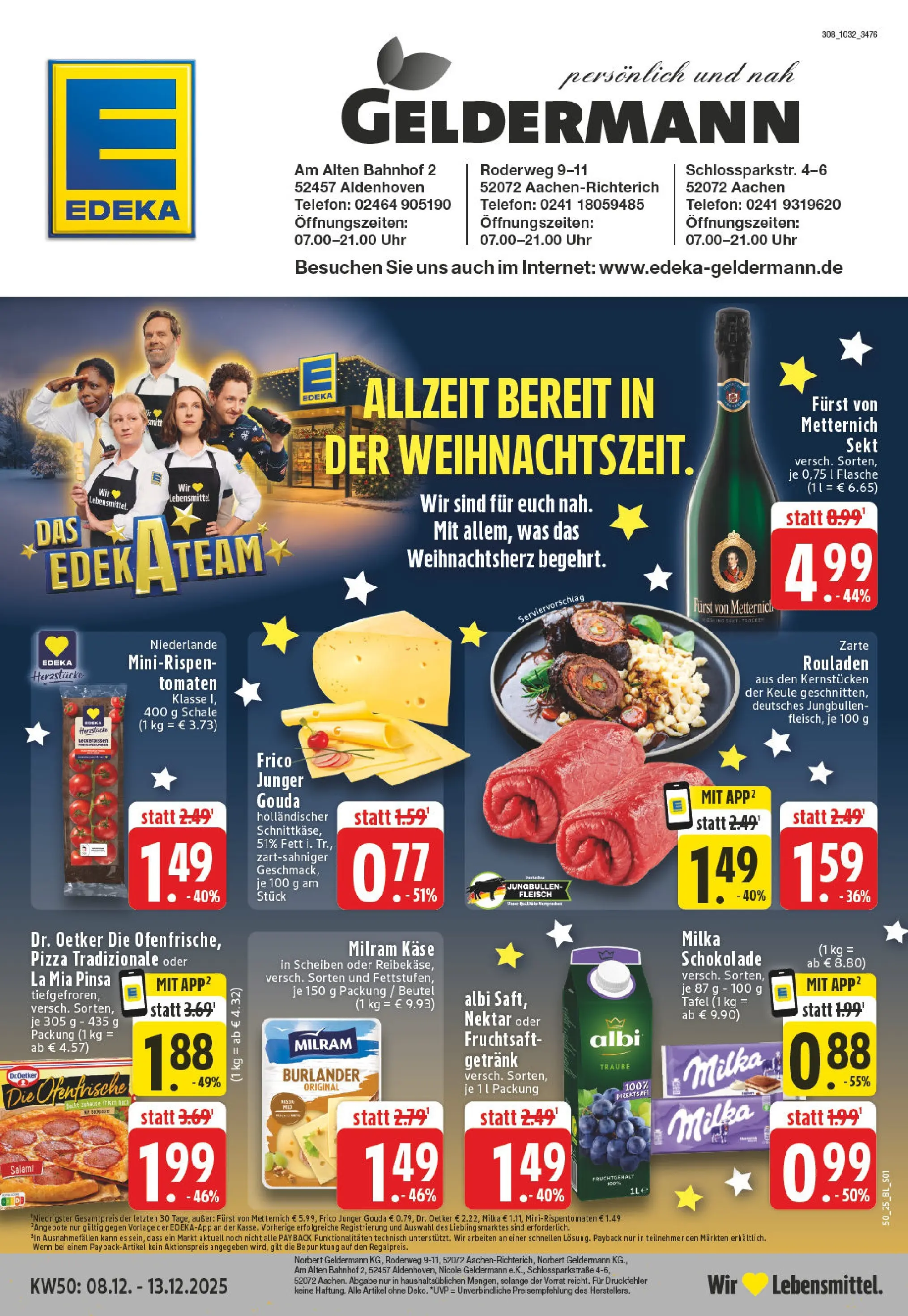 Edeka prospekt Aachen	 (ab 07.12.2025) » Angebote Online | Seite: 1