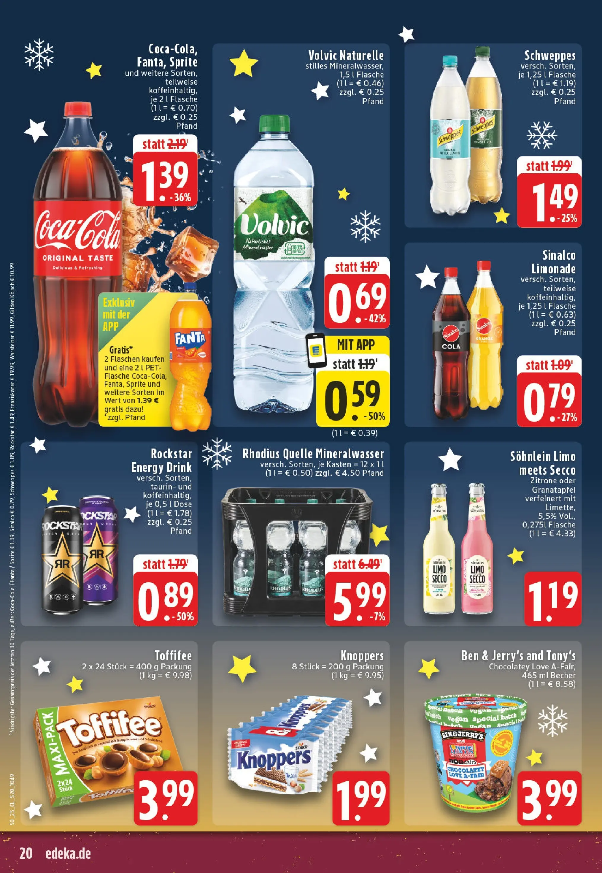 Edeka prospekt Kempenich	 (ab 07.12.2025) » Angebote Online | Seite: 20 | Produkte: Rockstar energy, Sprite, Cola, Zitrone
