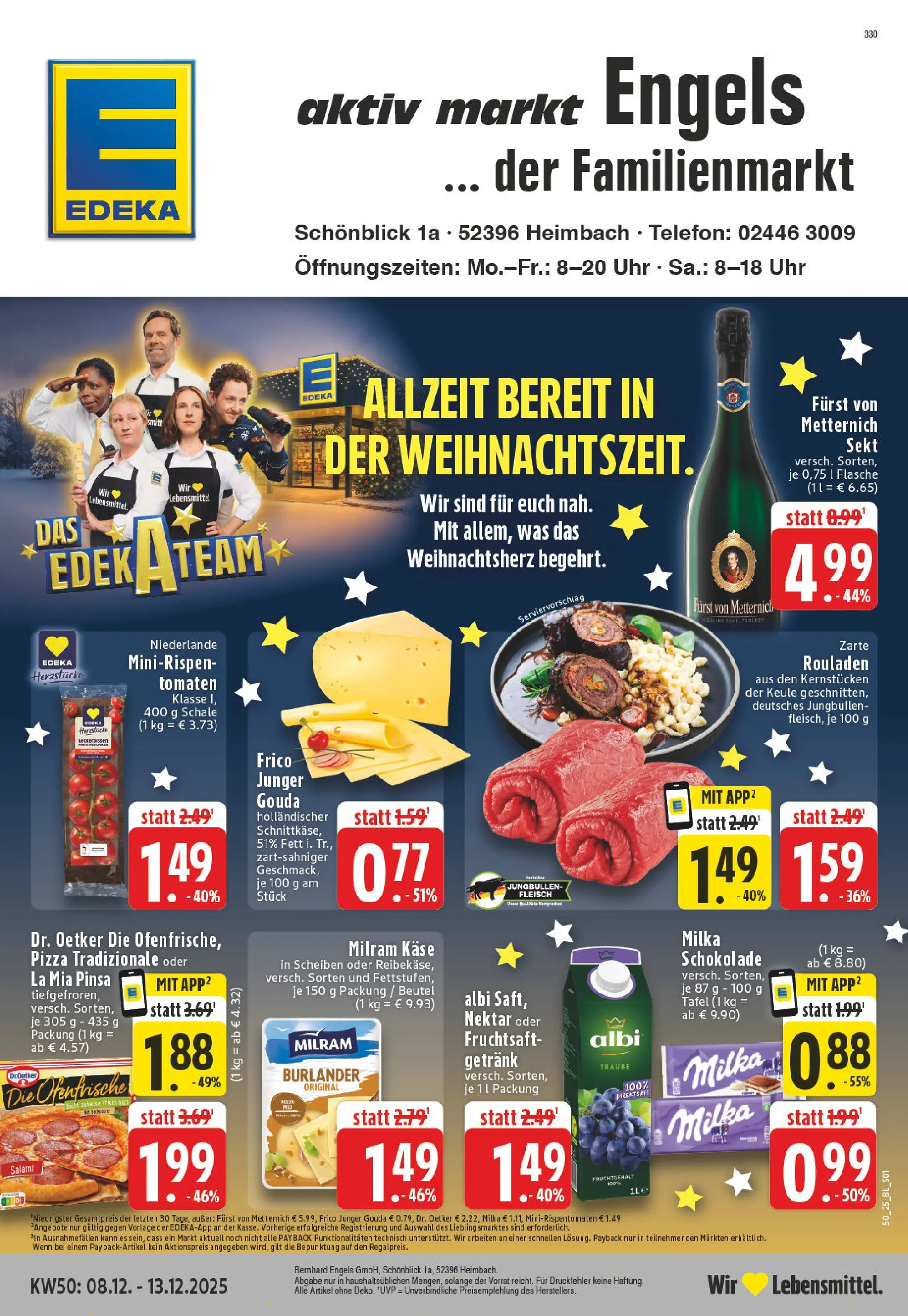 Edeka prospekt Heimbach	 (ab 07.12.2025) » Angebote Online | Seite: 1