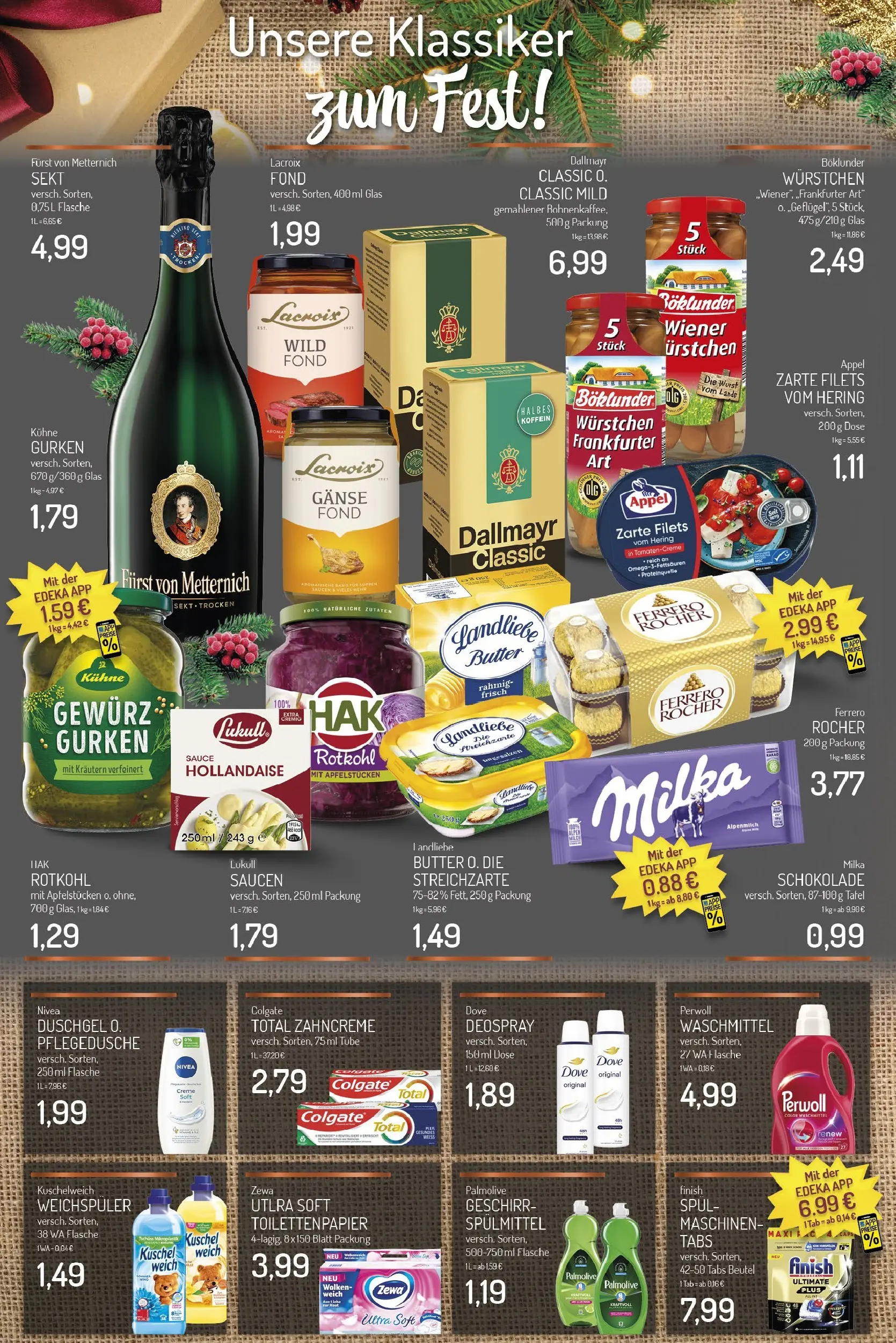 Edeka prospekt Essen	 (ab 08.12.2025) » Angebote Online | Seite: 2 | Produkte: Sekt, Creme, Weichspüler, Shower Gel