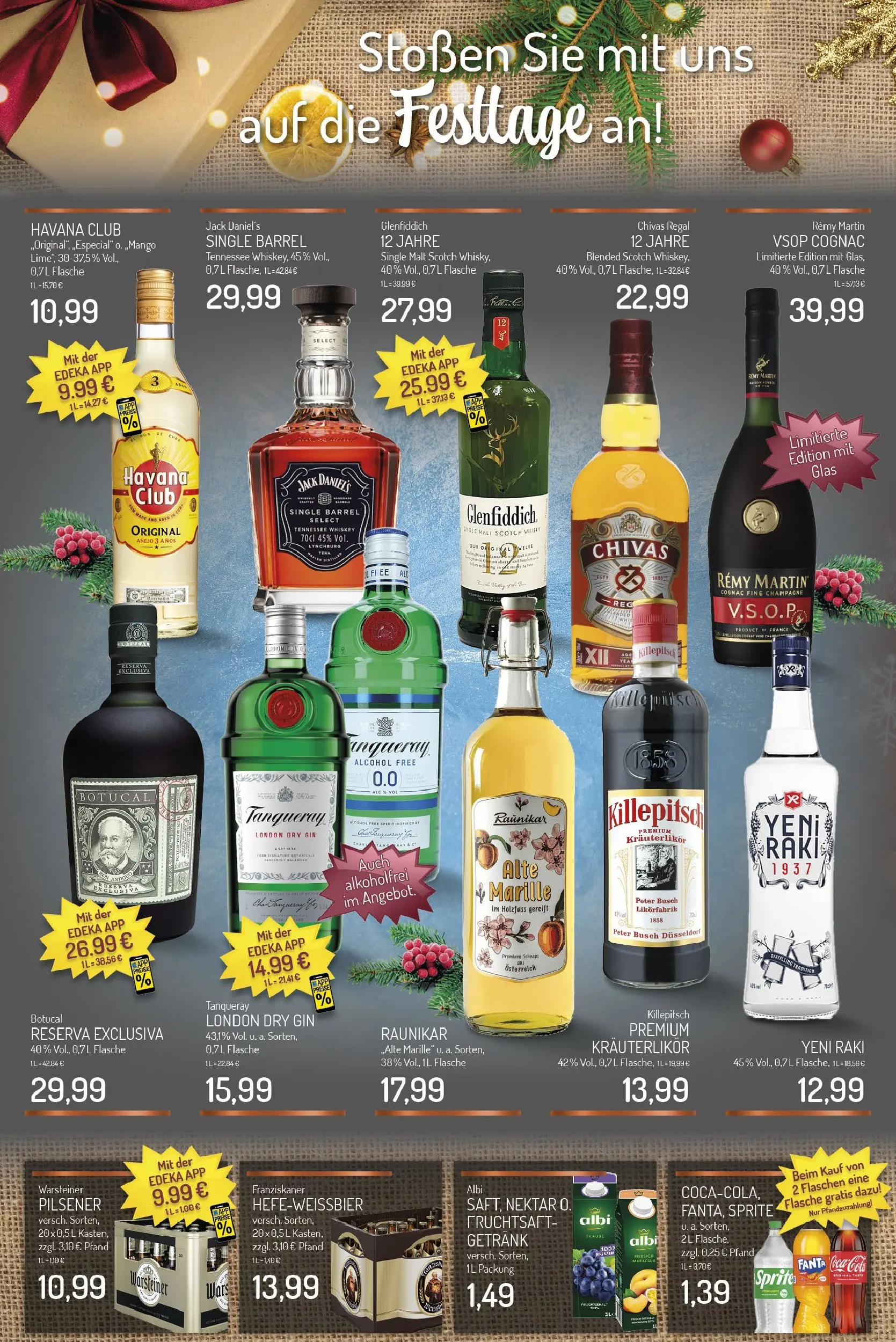 Edeka prospekt Essen	 (ab 08.12.2025) » Angebote Online | Seite: 6 | Produkte: Havana club, Franziskaner, Coca cola, Fruchtsaft