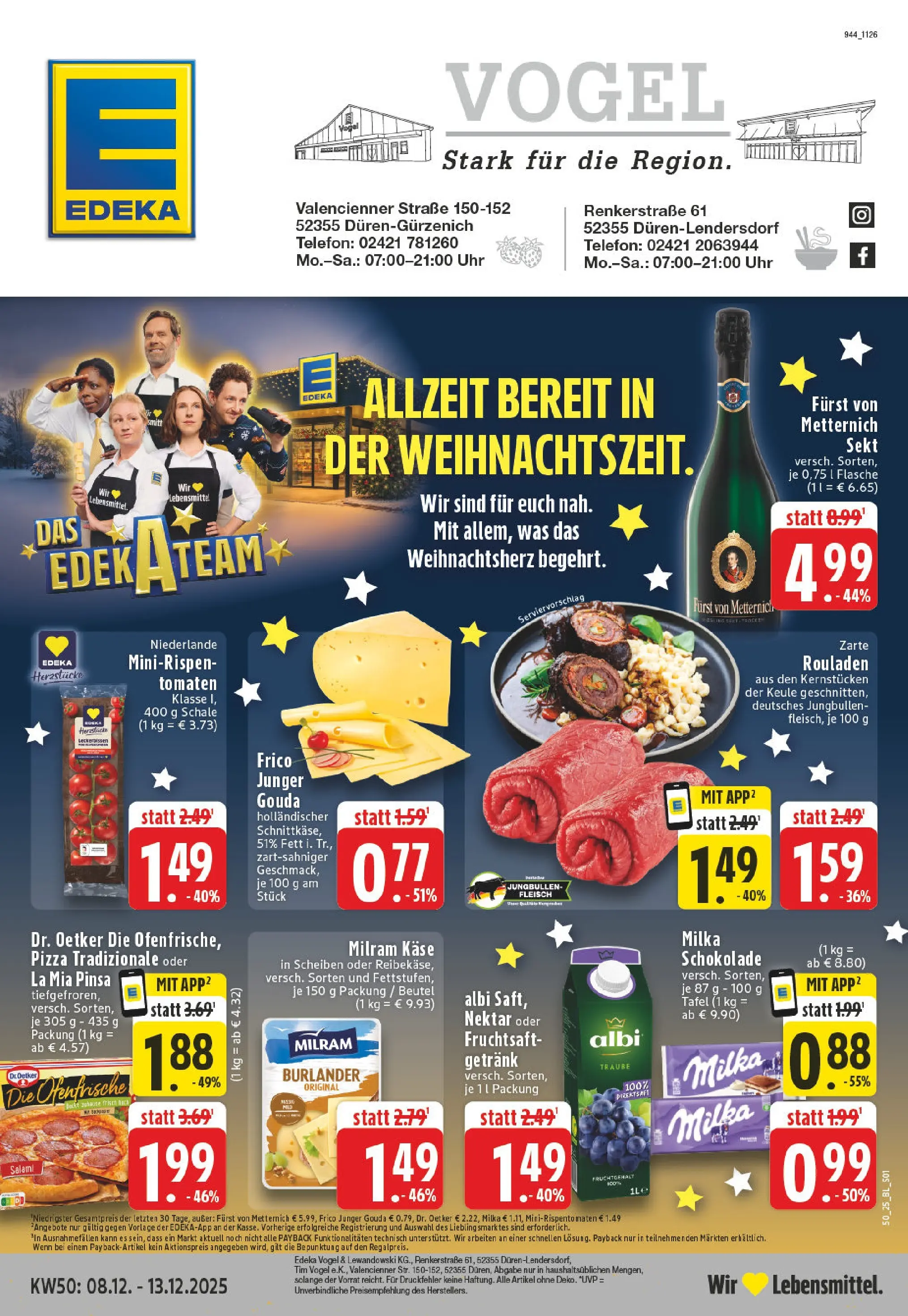 Edeka prospekt Düren	 (ab 07.12.2025) » Angebote Online | Seite: 1
