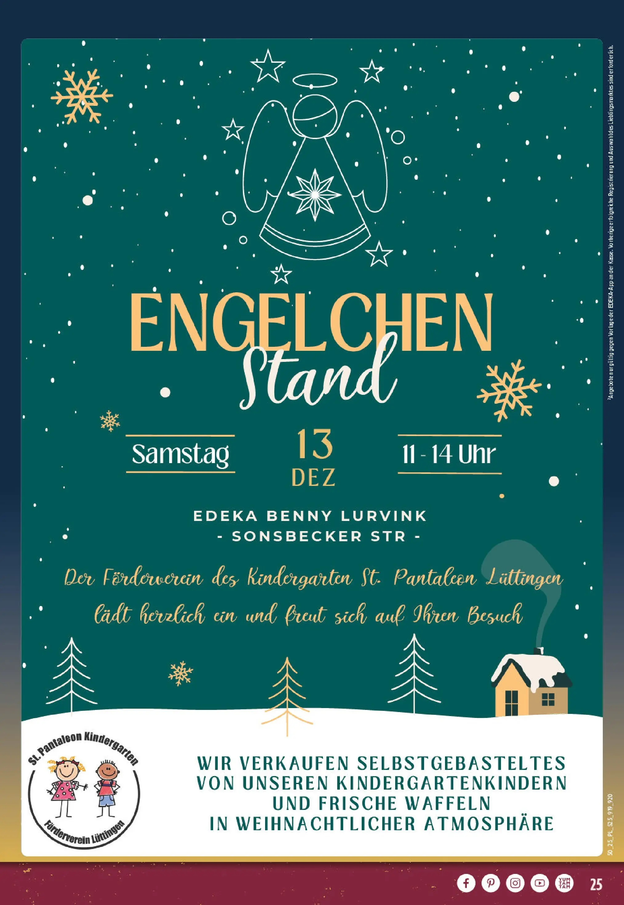 Edeka prospekt Xanten	 (ab 07.12.2025) » Angebote Online | Seite: 25 | Produkte: Waffeln, Uhr