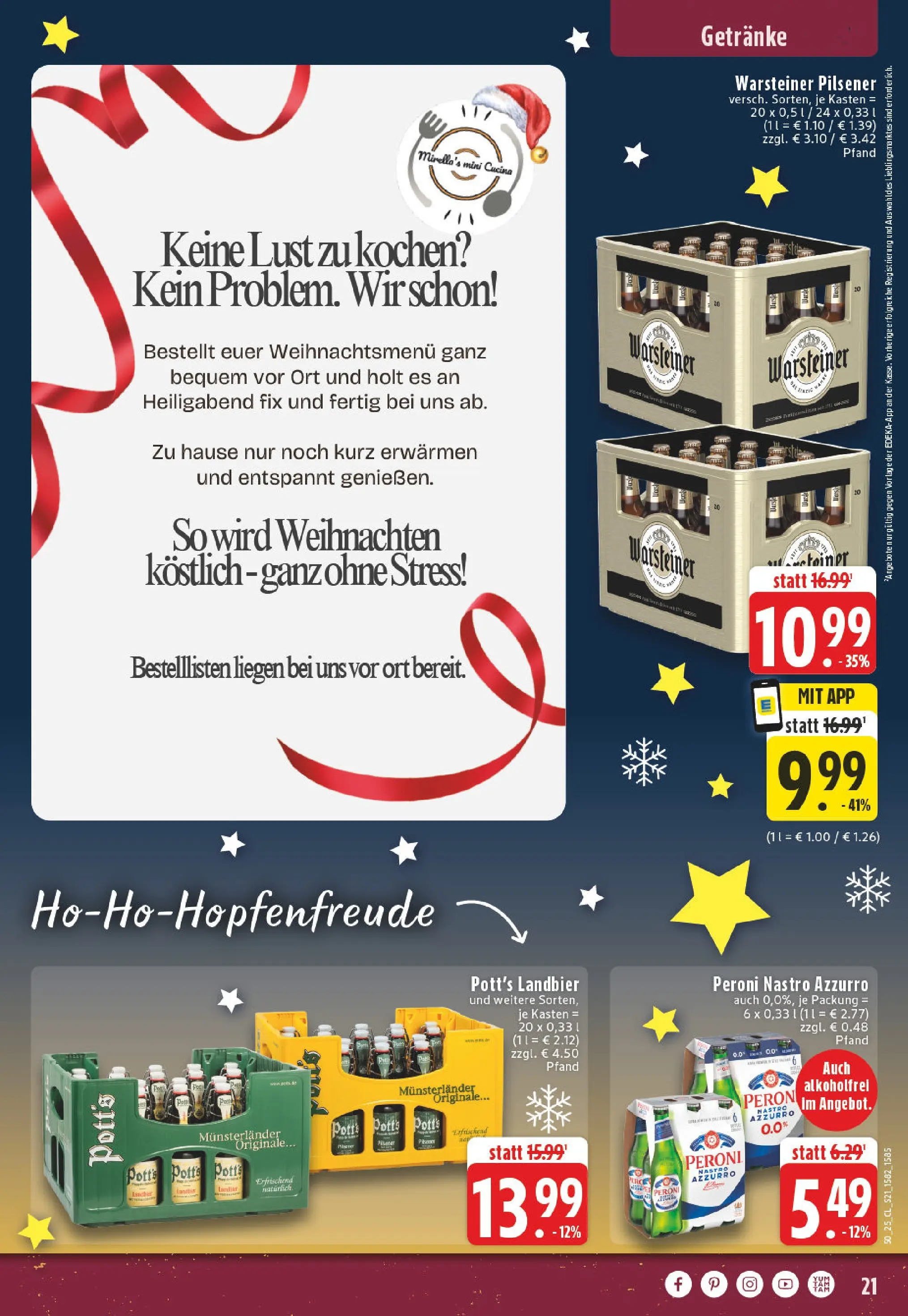 Edeka prospekt Oelde	 (ab 07.12.2025) » Angebote Online | Seite: 21