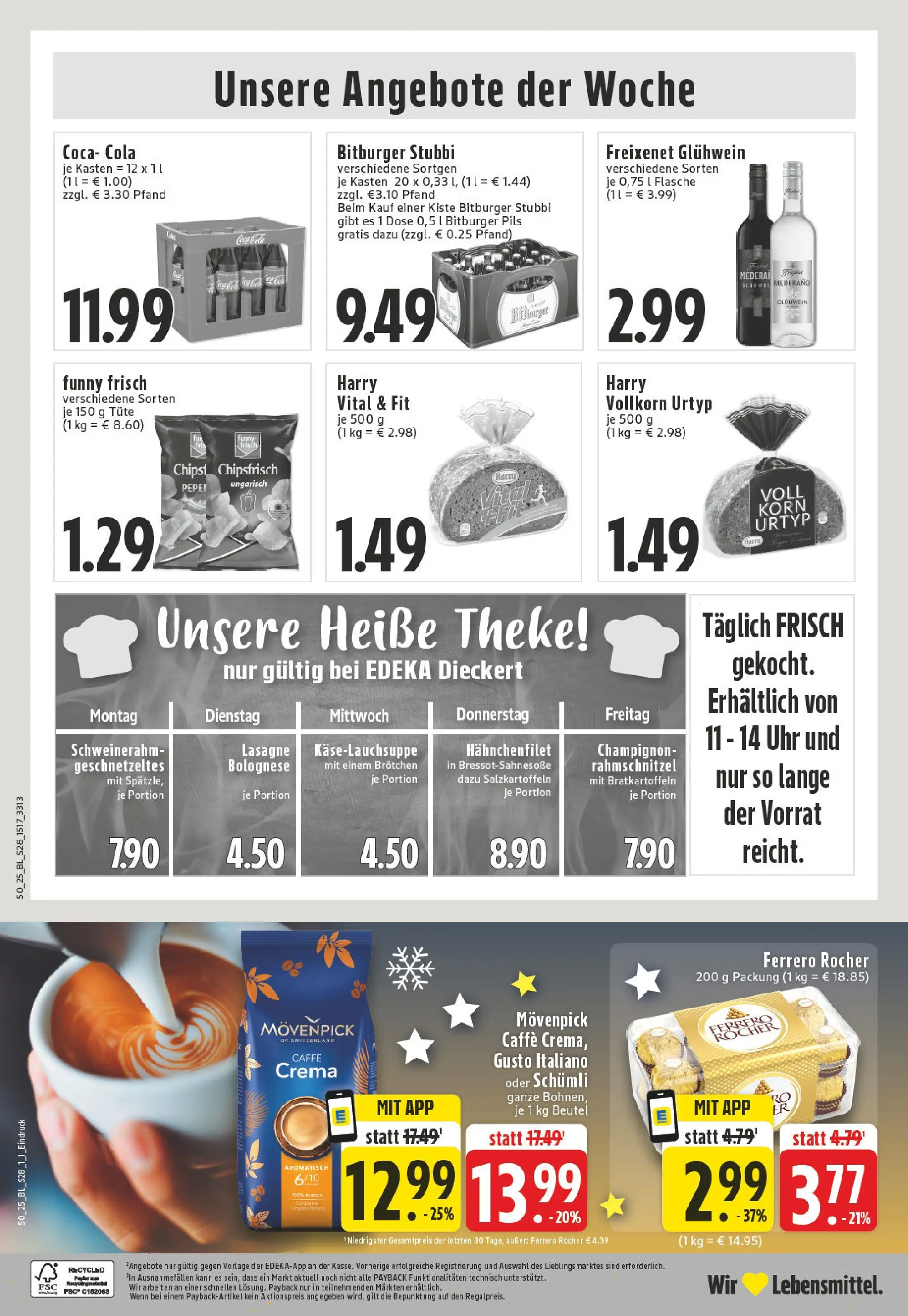 Edeka prospekt Heinsberg	 (ab 07.12.2025) » Angebote Online | Seite: 30 | Produkte: Funny frisch, Pils, Schnitzel, Uhr