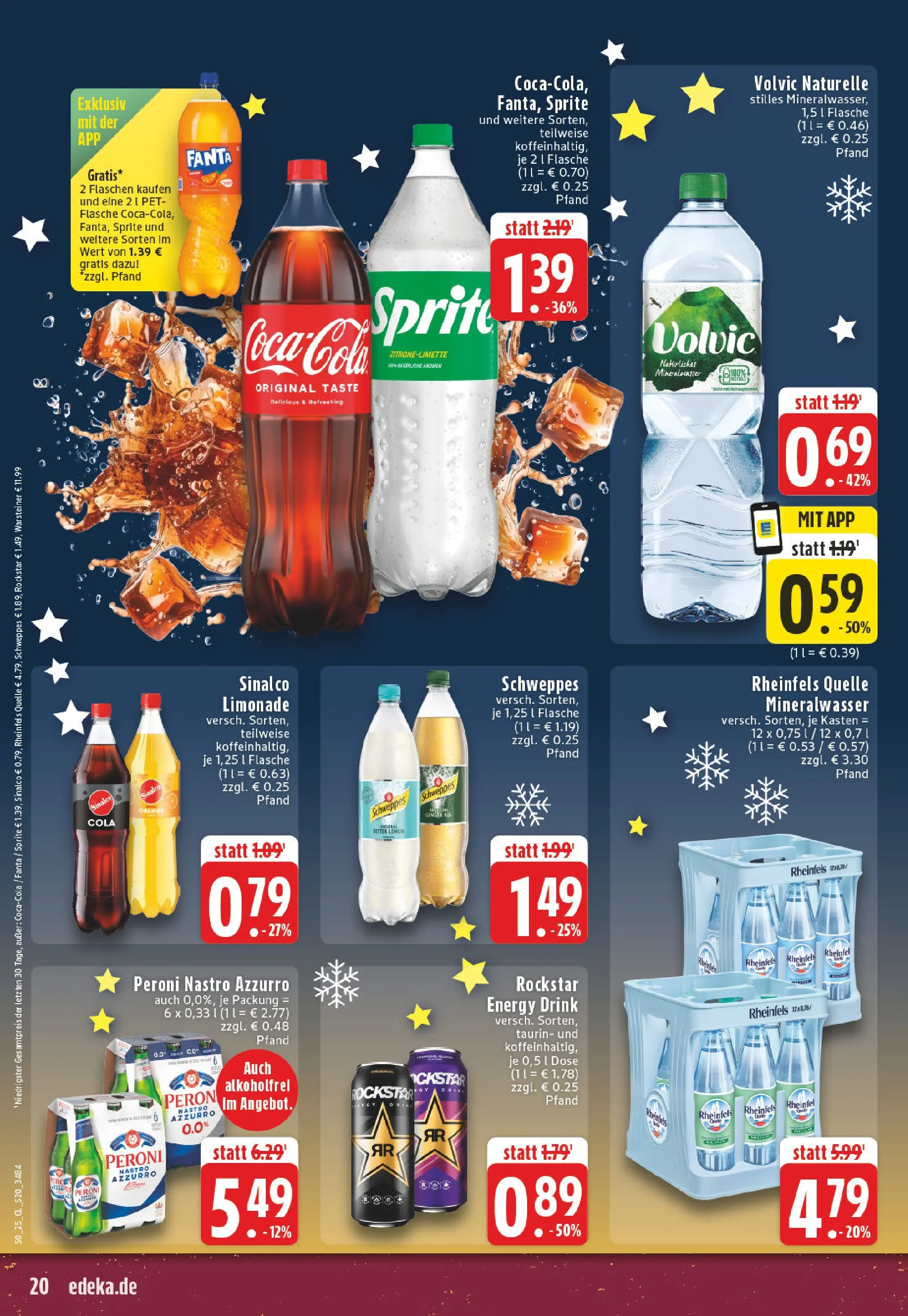 Edeka prospekt Hamm	 (ab 07.12.2025) » Angebote Online | Seite: 20 | Produkte: Rockstar energy, Sprite, Energy, Rockstar