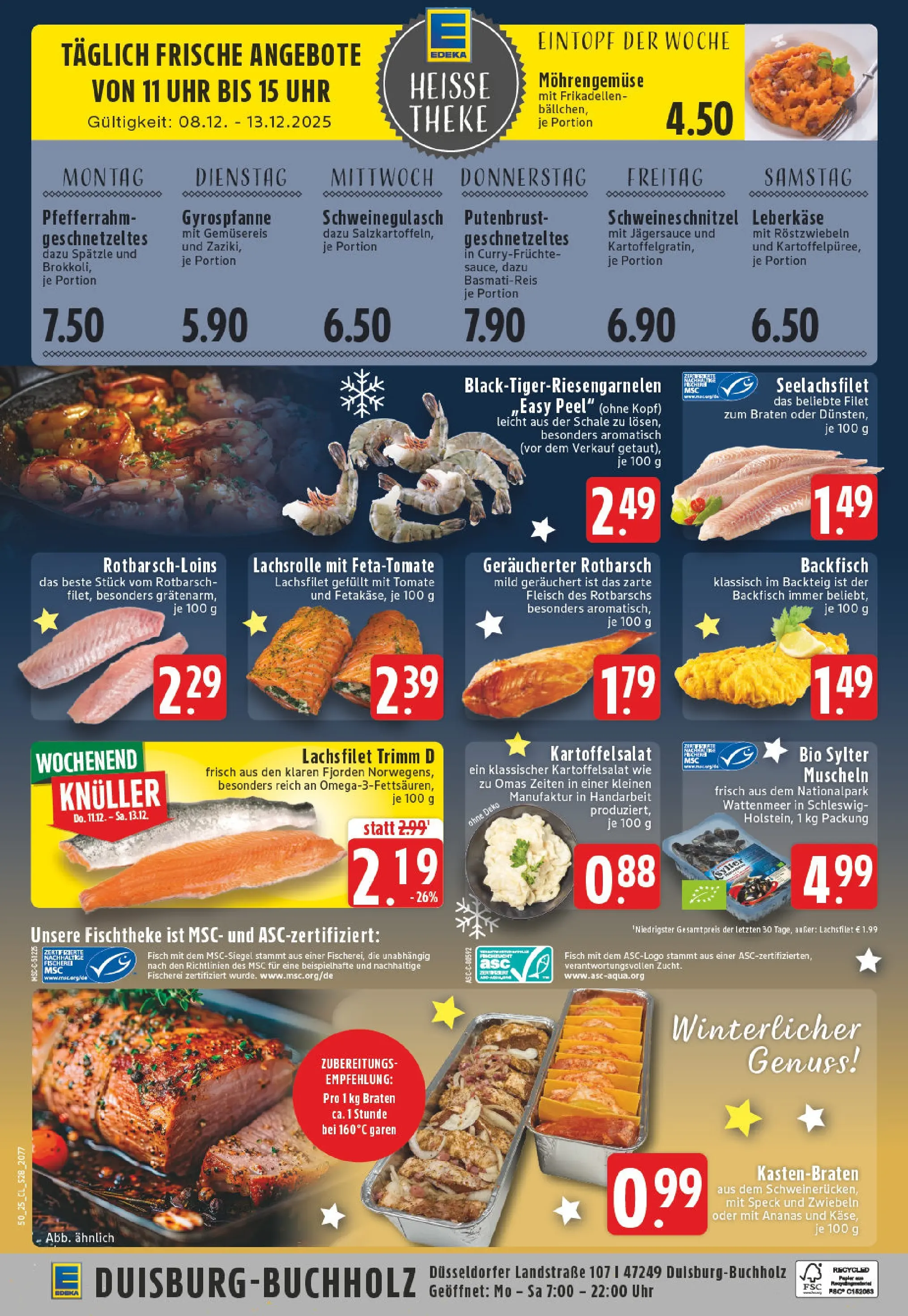Edeka prospekt Duisburg	 (ab 07.12.2025) » Angebote Online | Seite: 30 | Produkte: Ananas, Brokkoli, Fleisch, Leberkase