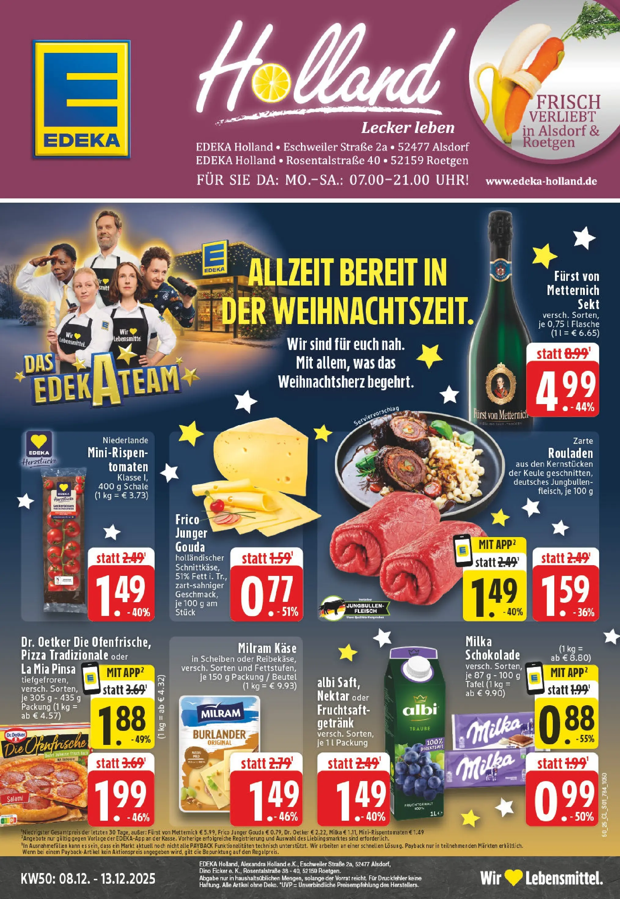 Edeka prospekt Alsdorf	 (ab 07.12.2025) » Angebote Online | Seite: 1