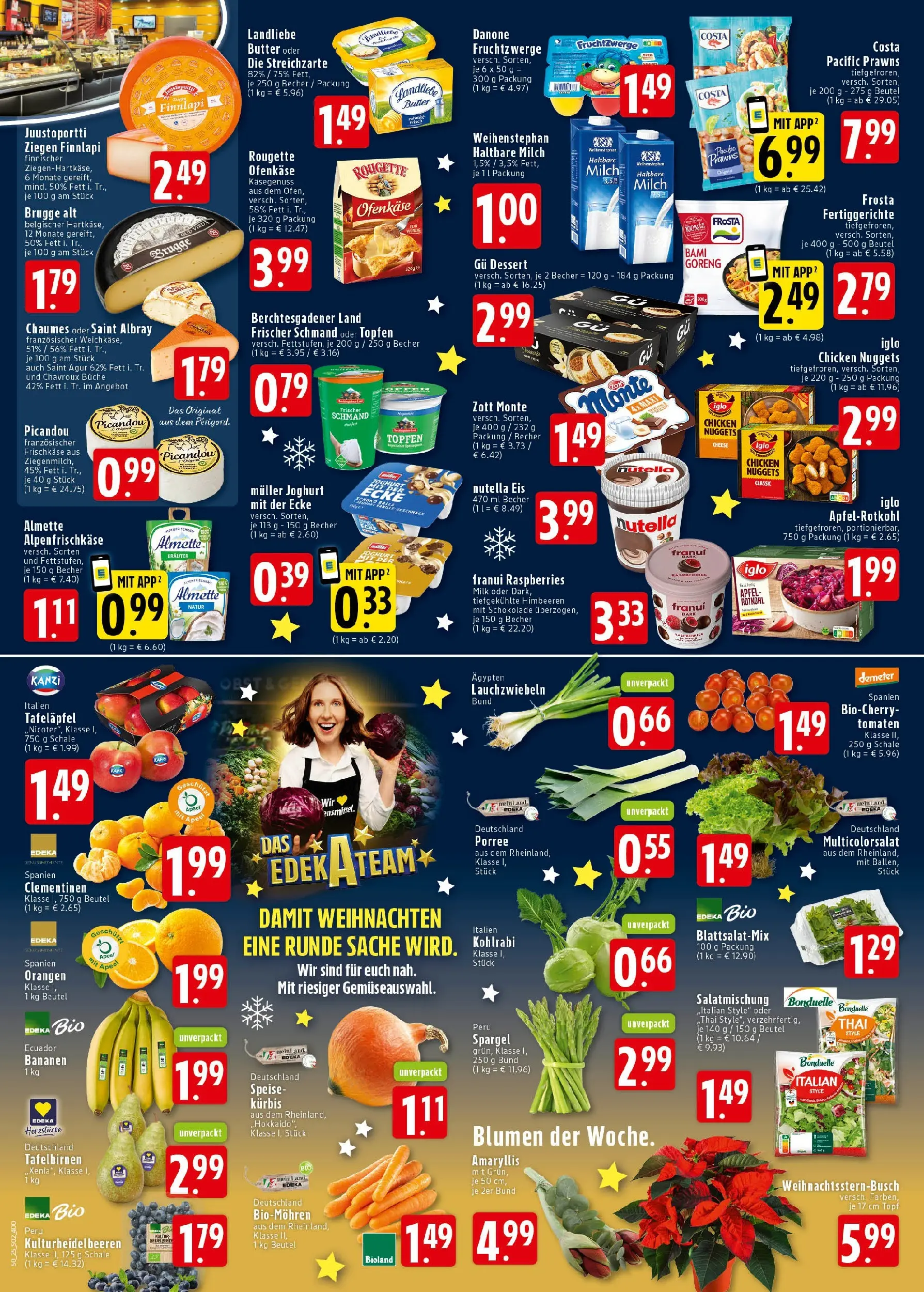 Edeka prospekt Bad Honnef	 (ab 07.12.2025) » Angebote Online | Seite: 2 | Produkte: Himbeeren, Bananen, Spargel, Nutella