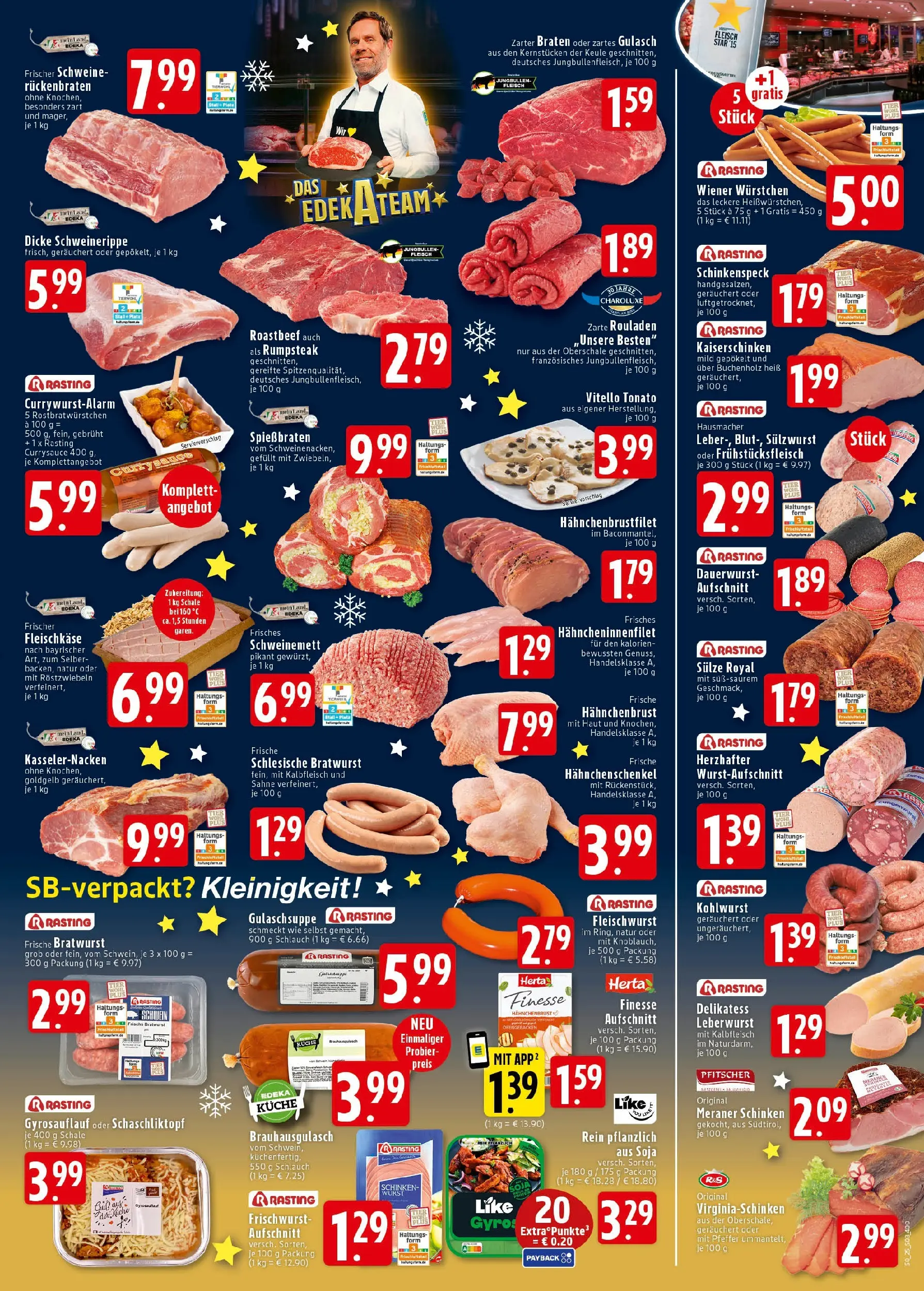 Edeka prospekt Bad Honnef	 (ab 07.12.2025) » Angebote Online | Seite: 3 | Produkte: Hahnchenschenkel, Bratwurst, Küche, Wurst