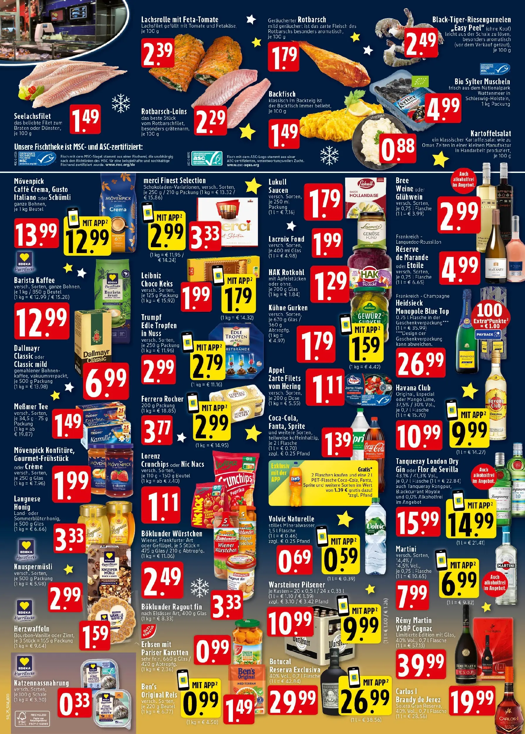 Edeka prospekt Bad Honnef	 (ab 07.12.2025) » Angebote Online | Seite: 4 | Produkte: Merci, Sprite, Messmer, Tee