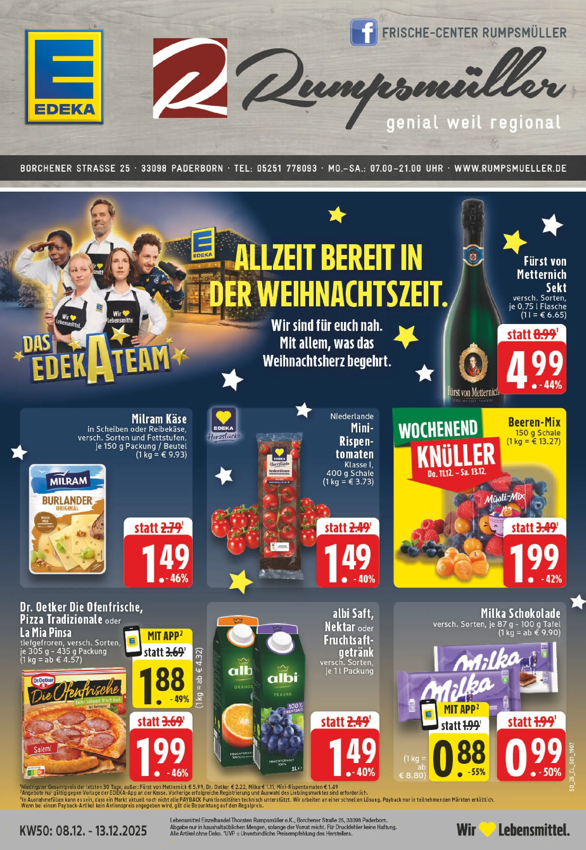 Edeka prospekt Paderborn	 (ab 07.12.2025) » Angebote Online | Seite: 1