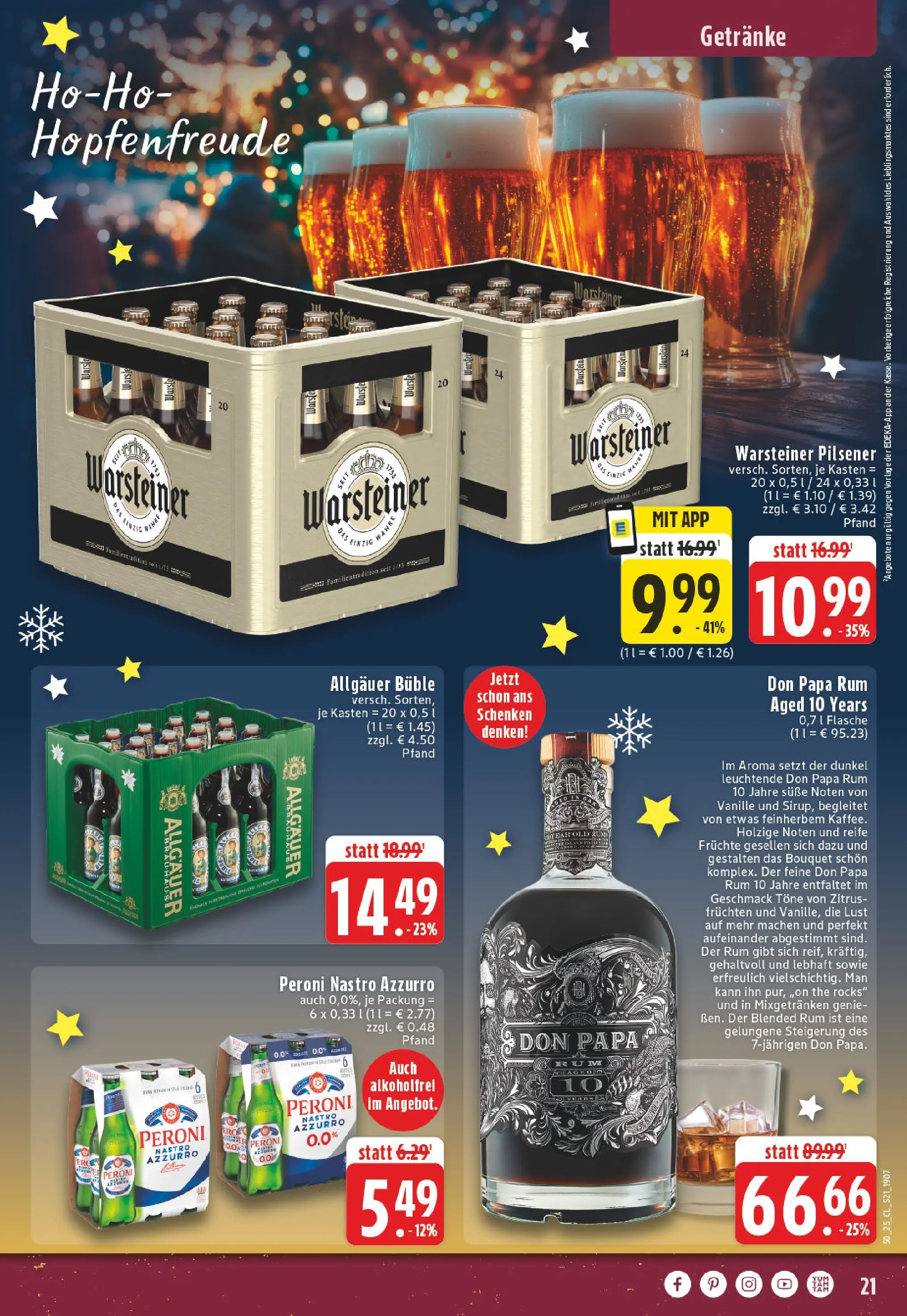 Edeka prospekt Paderborn	 (ab 07.12.2025) » Angebote Online | Seite: 21