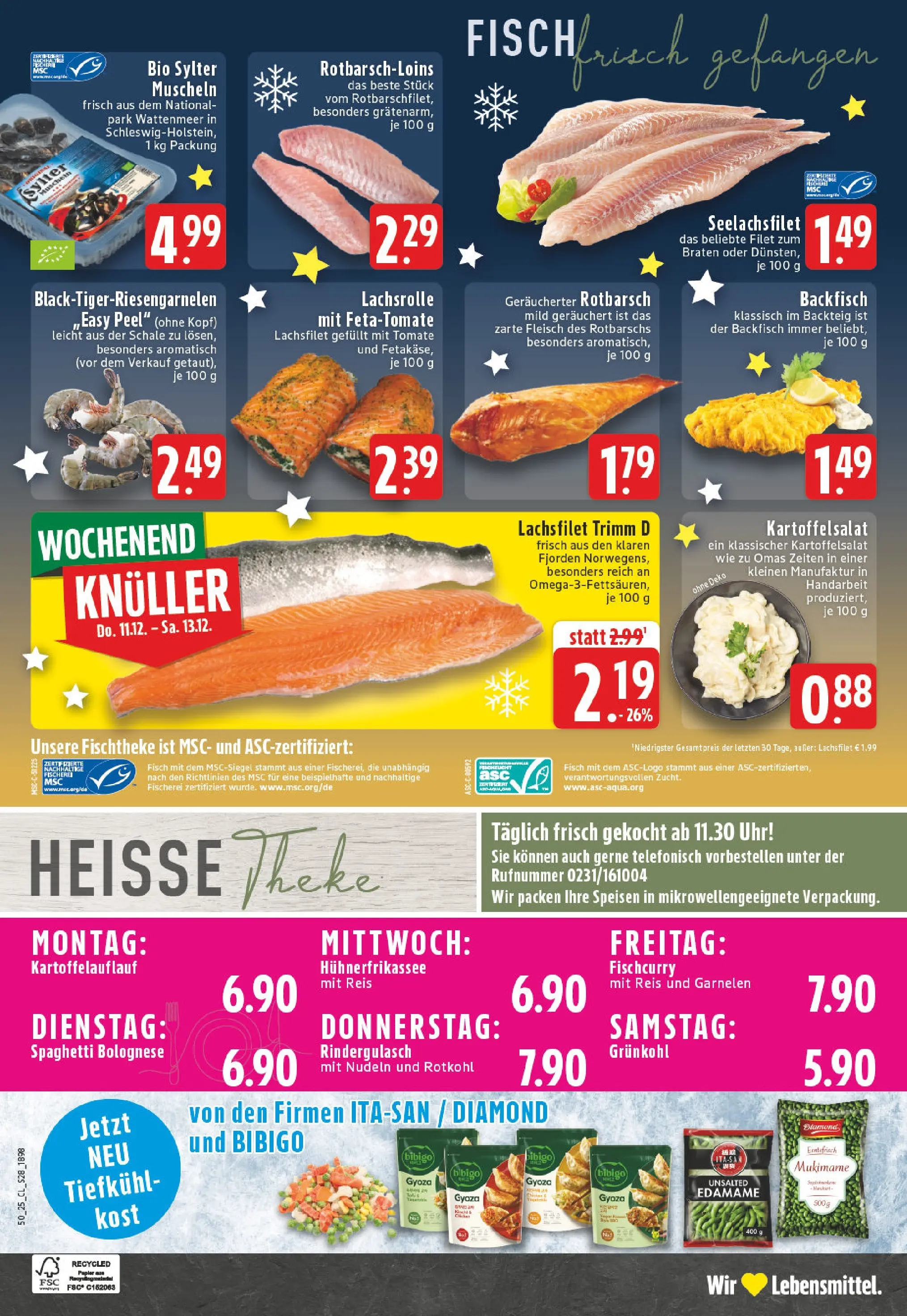 Edeka prospekt Dortmund	 (ab 08.12.2025) » Angebote Online | Seite: 30 | Produkte: Rotkohl, Theke, Fisch, Nudeln