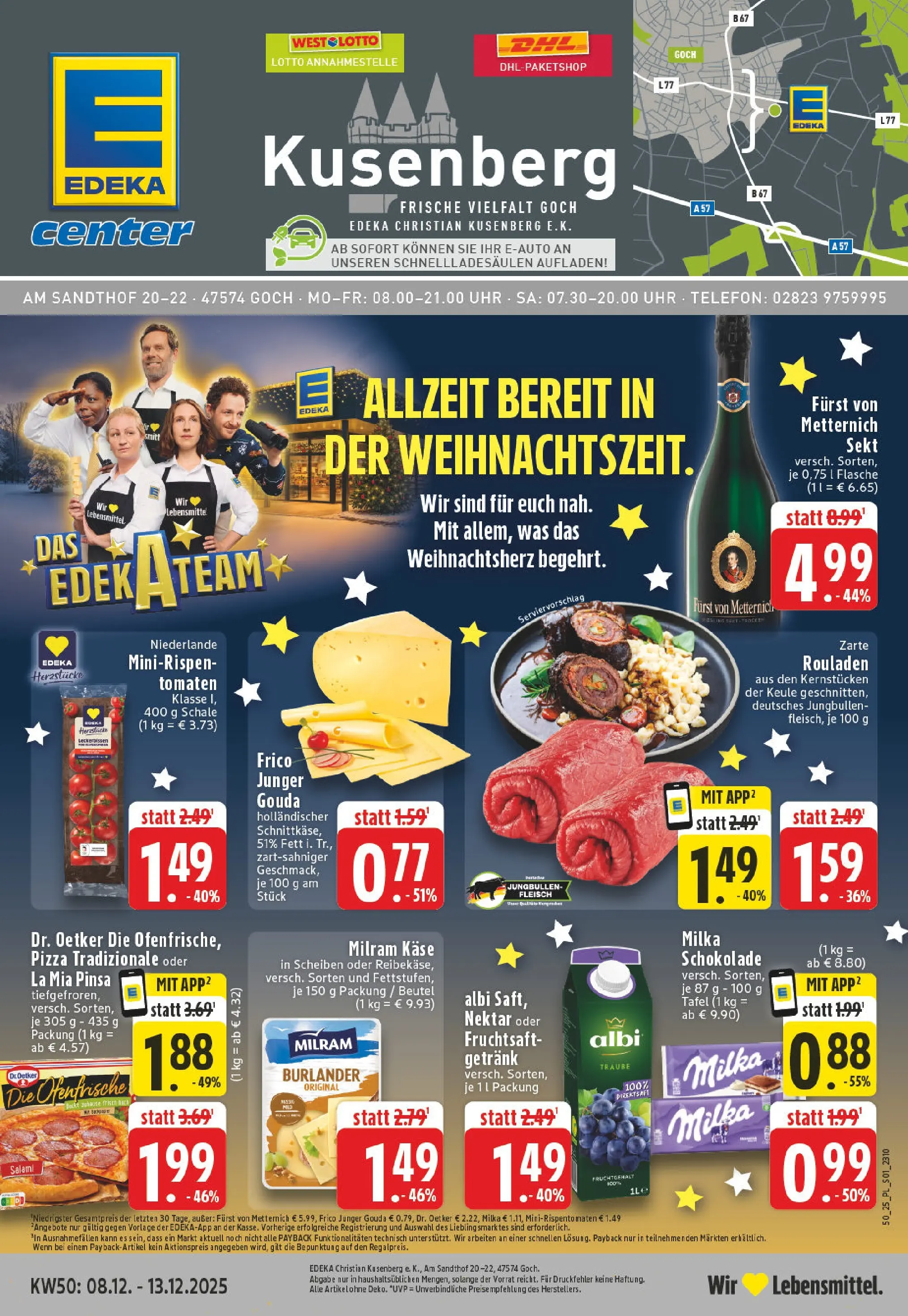 Edeka prospekt Goch	 (ab 07.12.2025) » Angebote Online | Seite: 1 | Produkte: Käse, Sekt, Fruchtsaft, Fleisch