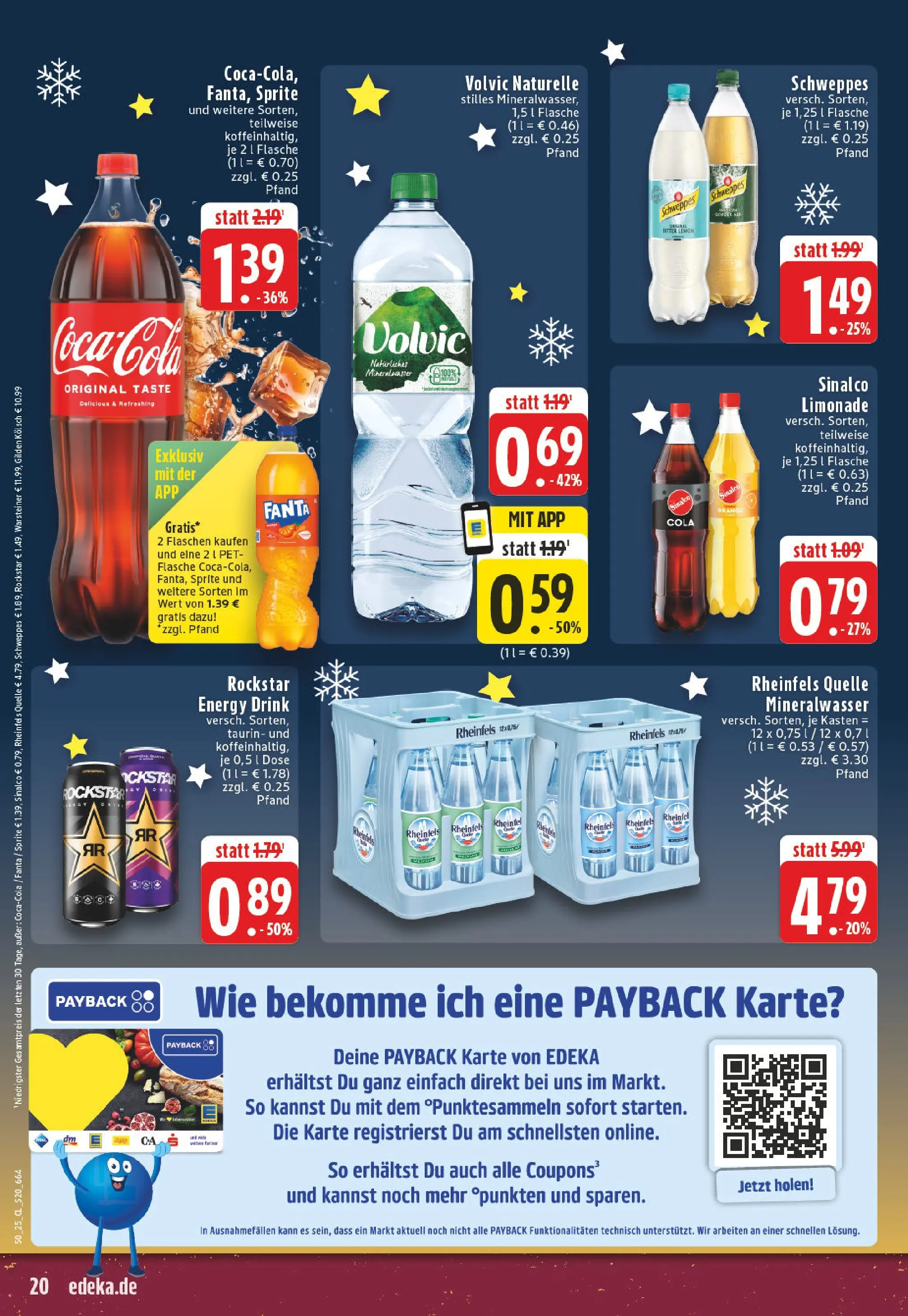 Edeka prospekt Hennef - Uckerath	 (ab 07.12.2025) » Angebote Online | Seite: 20 | Produkte: Cola, Limonade, Schweppes, Warsteiner