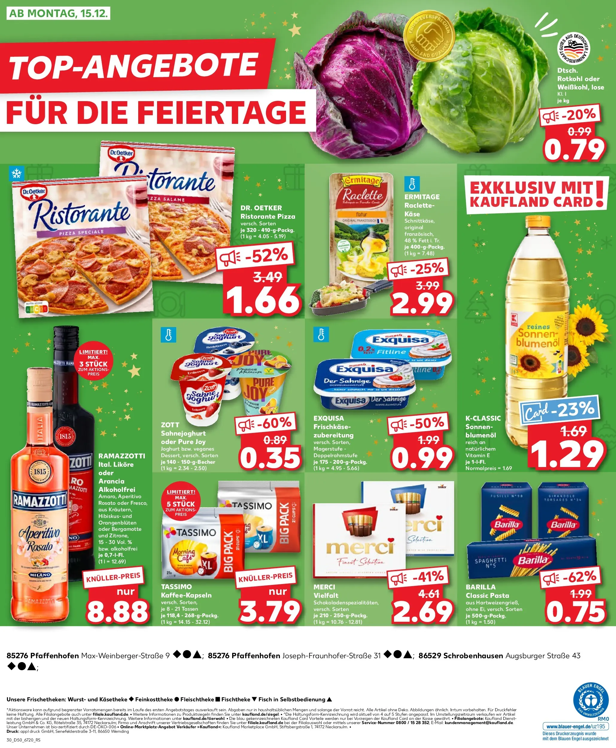Prospekt Kaufland ab 11.12.2025 » Angebote Online zum Blättern | Seite: 30 | Produkte: Joghurt, Exquisa, Wurst, Pasta